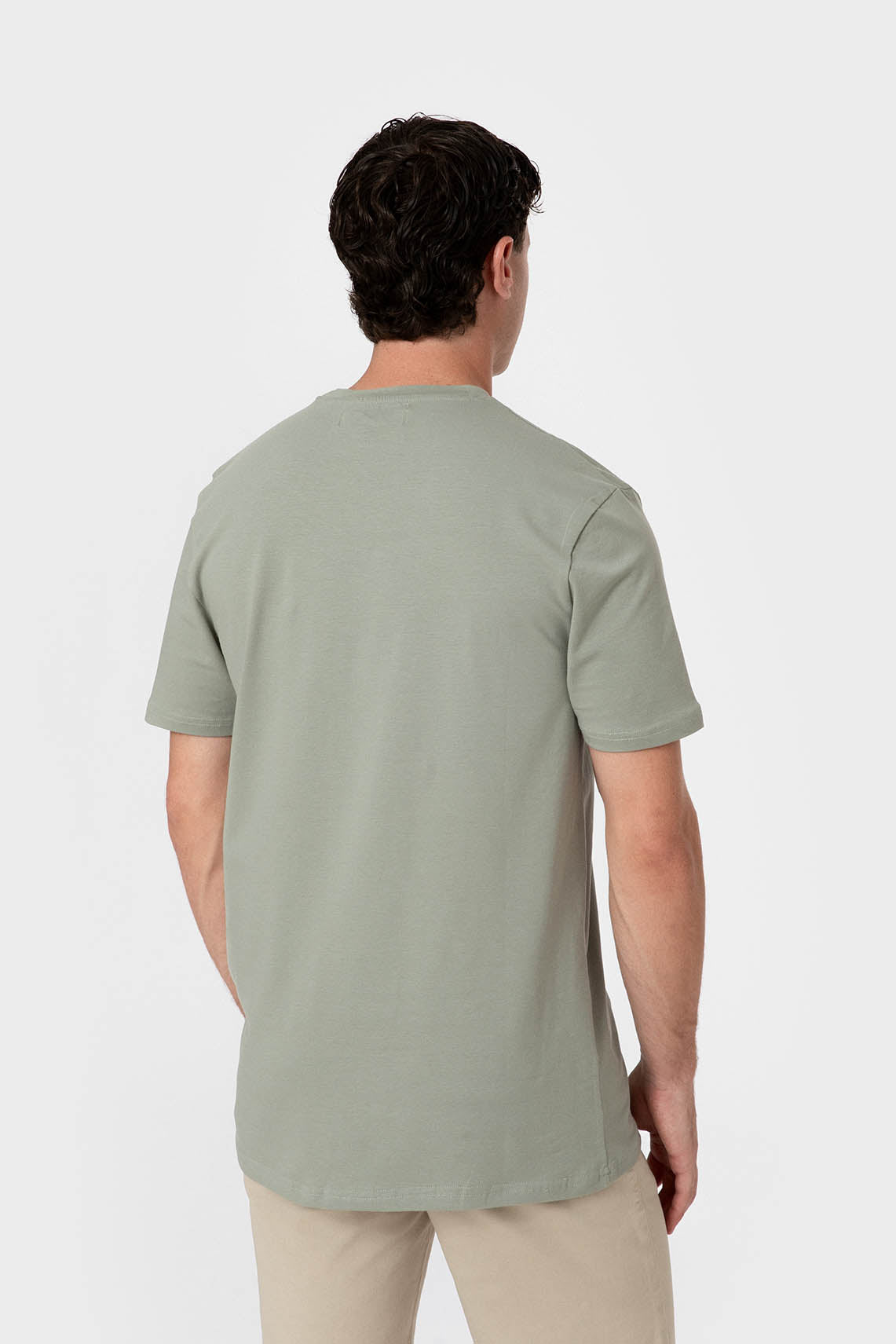 CAMISETA BÁSICA VERDE LICRA