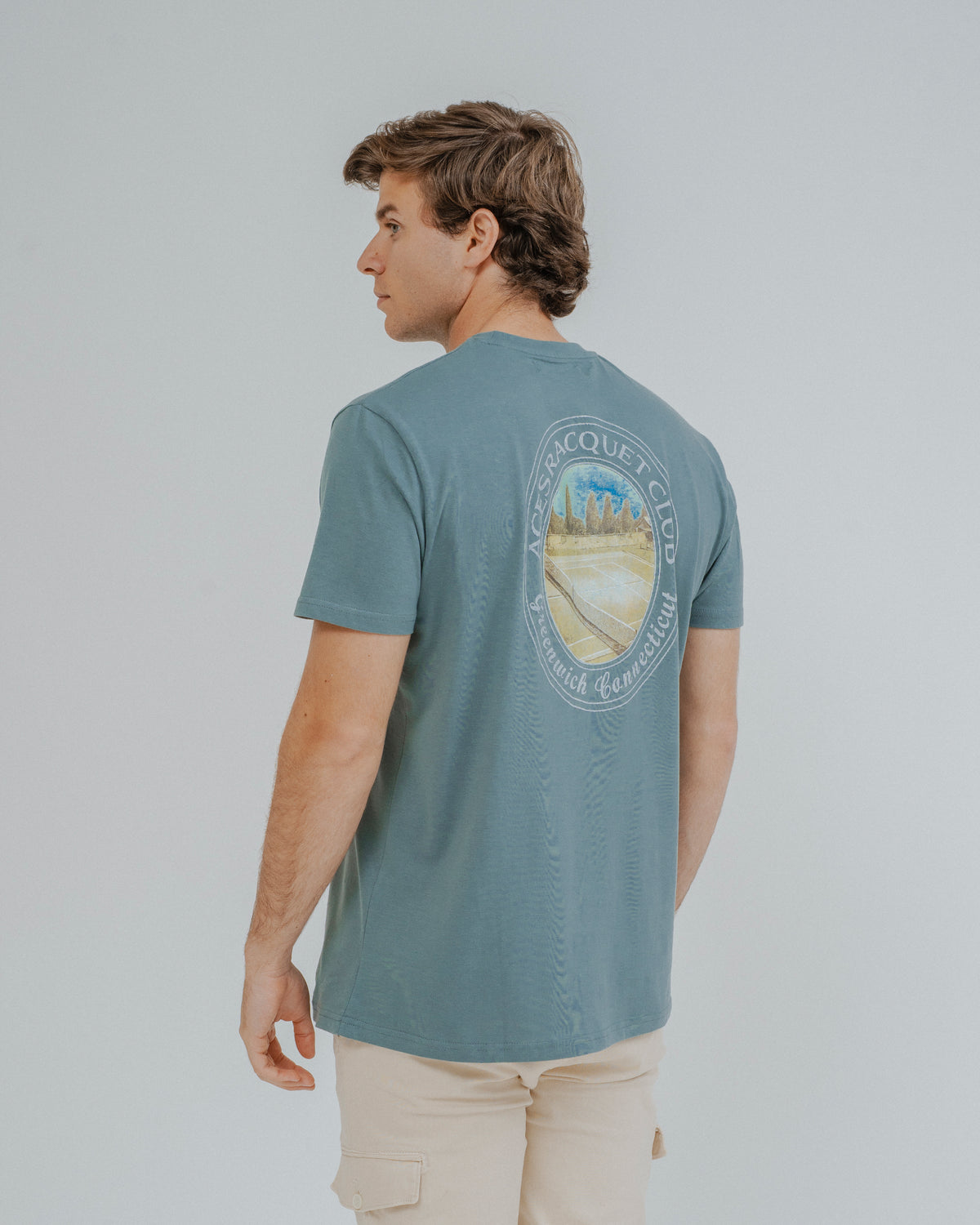 T-SHIRT PRINT GREENWICH VERDE