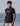 CAMISETA AZUL BORDADO