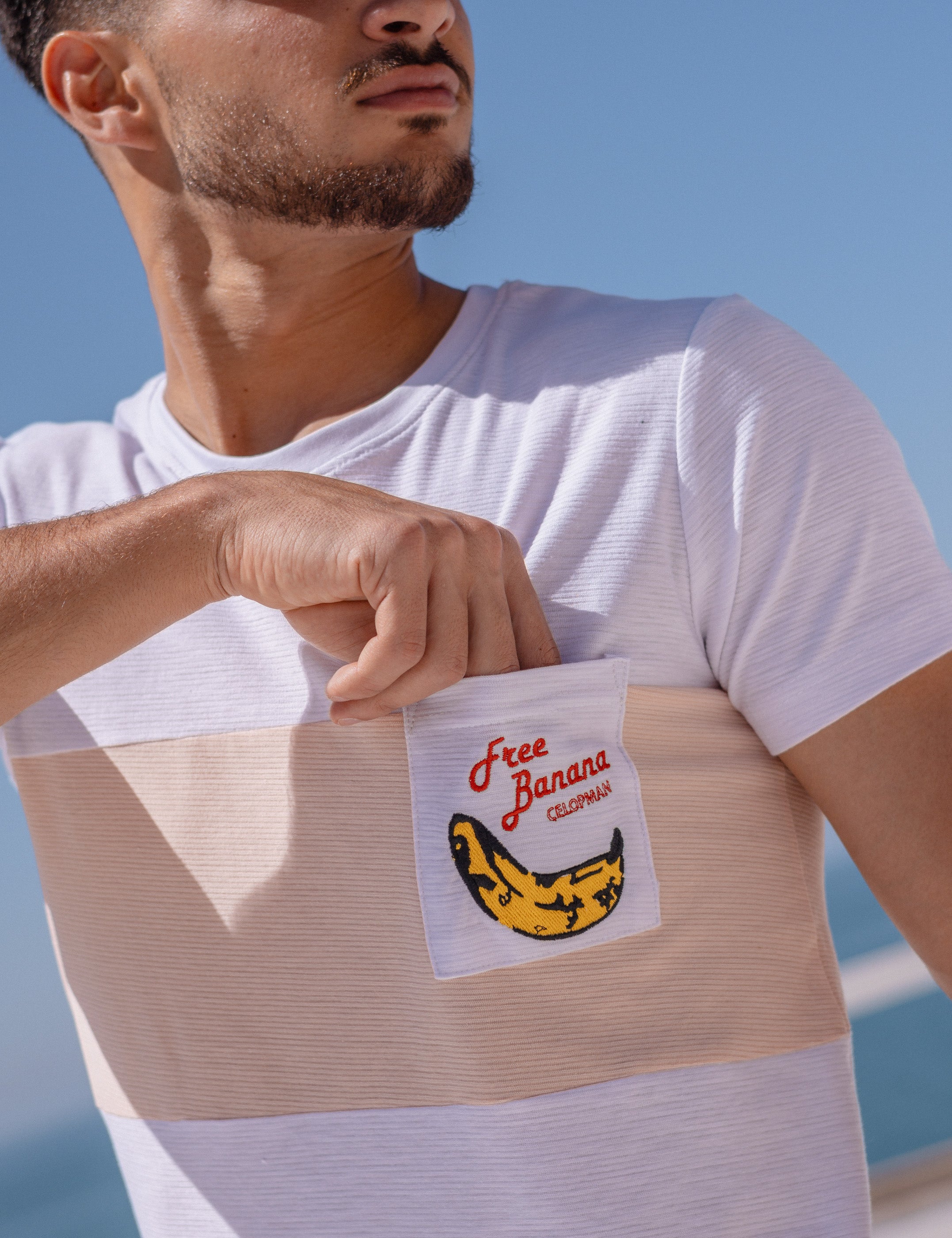 CAMISETA BLANCA BORDADO