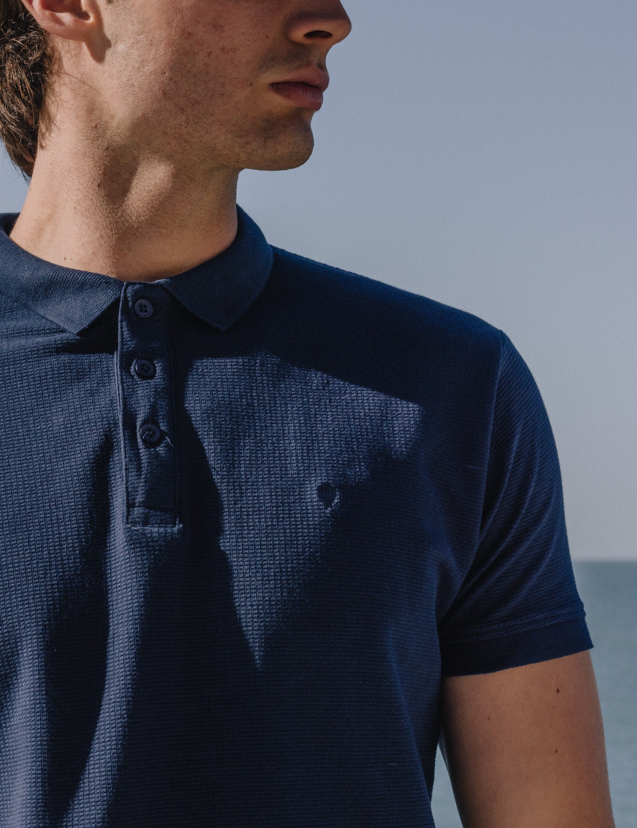 POLO ESTRUCTURA AZUL