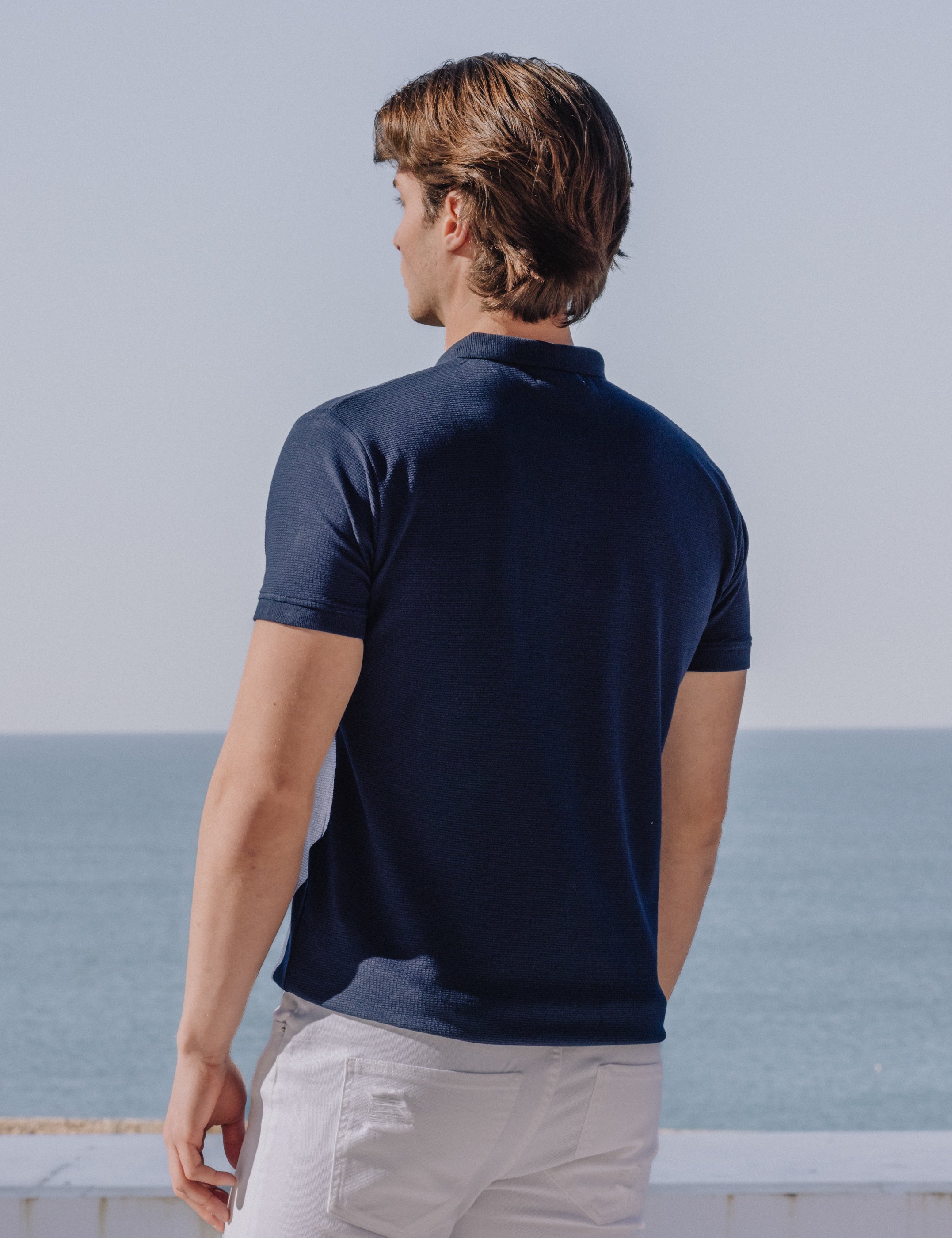 POLO ESTRUCTURA AZUL