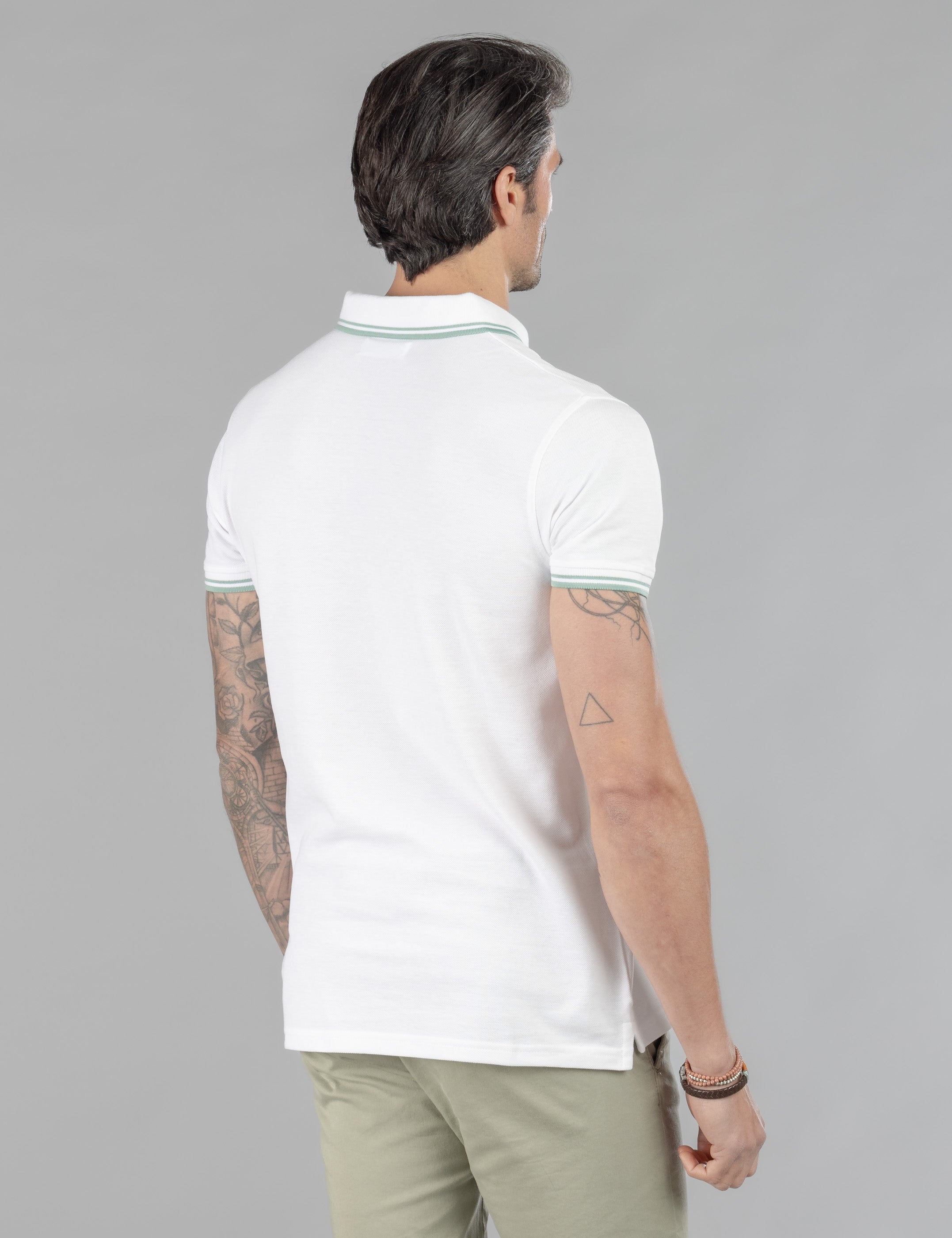 POLO BÁSICO LÍNEA CONTRASTE