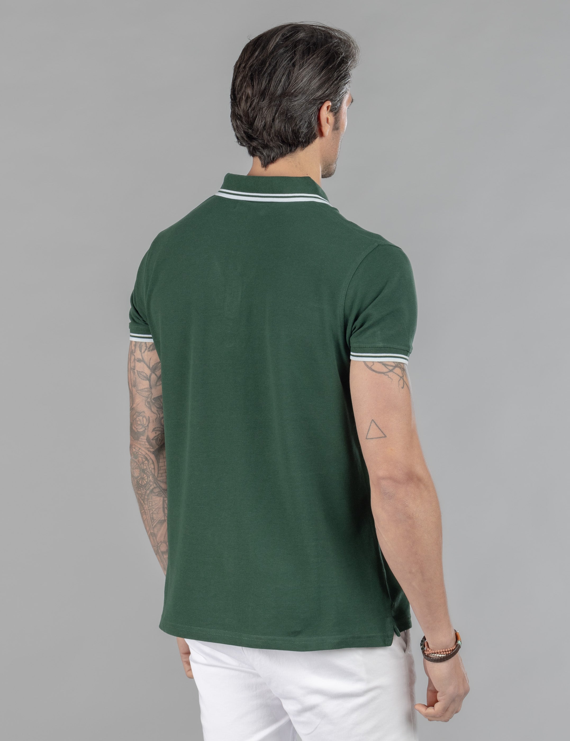 POLO BÁSICO LÍNEA CONTRASTE