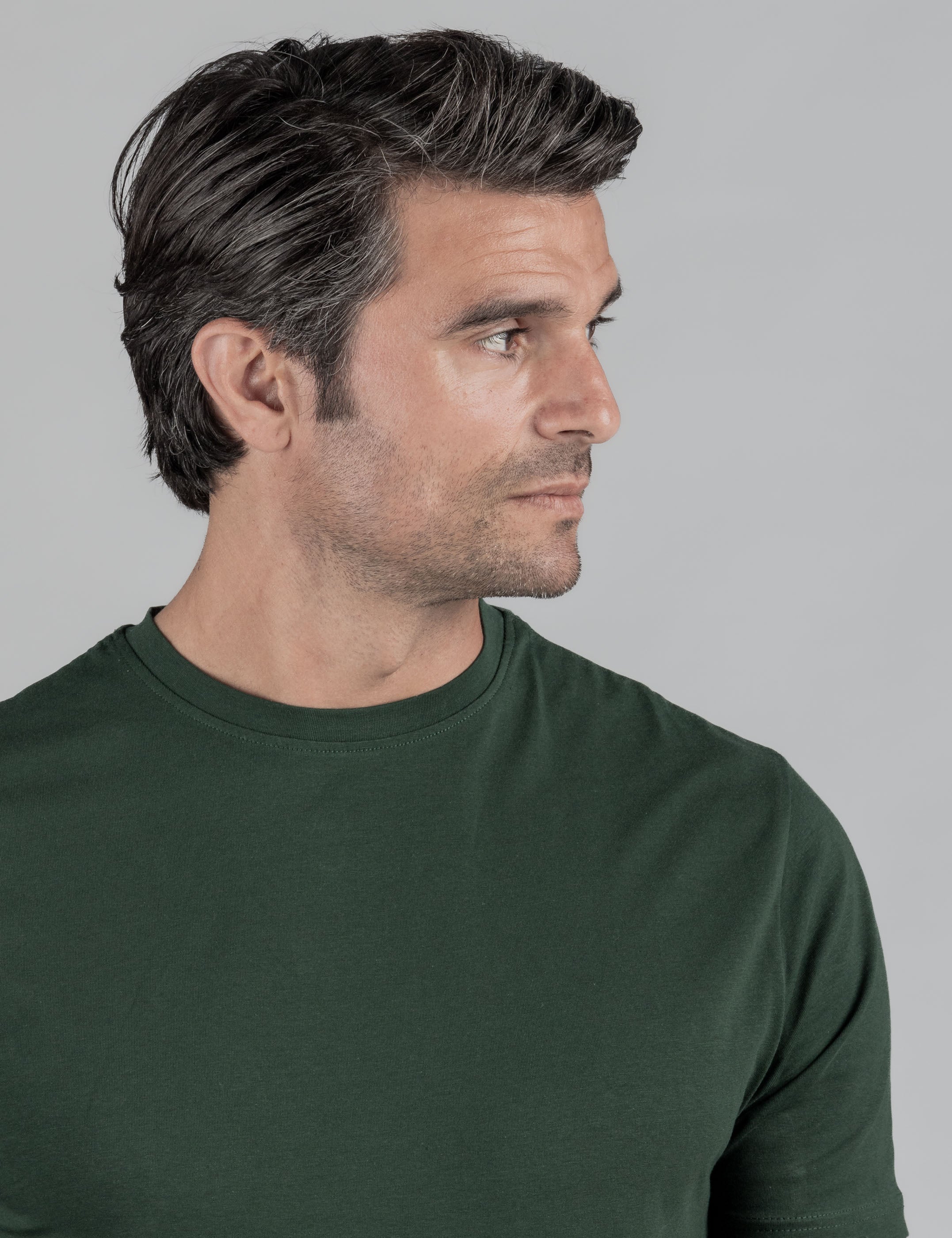 CAMISETA BASICA LICRA VERDE