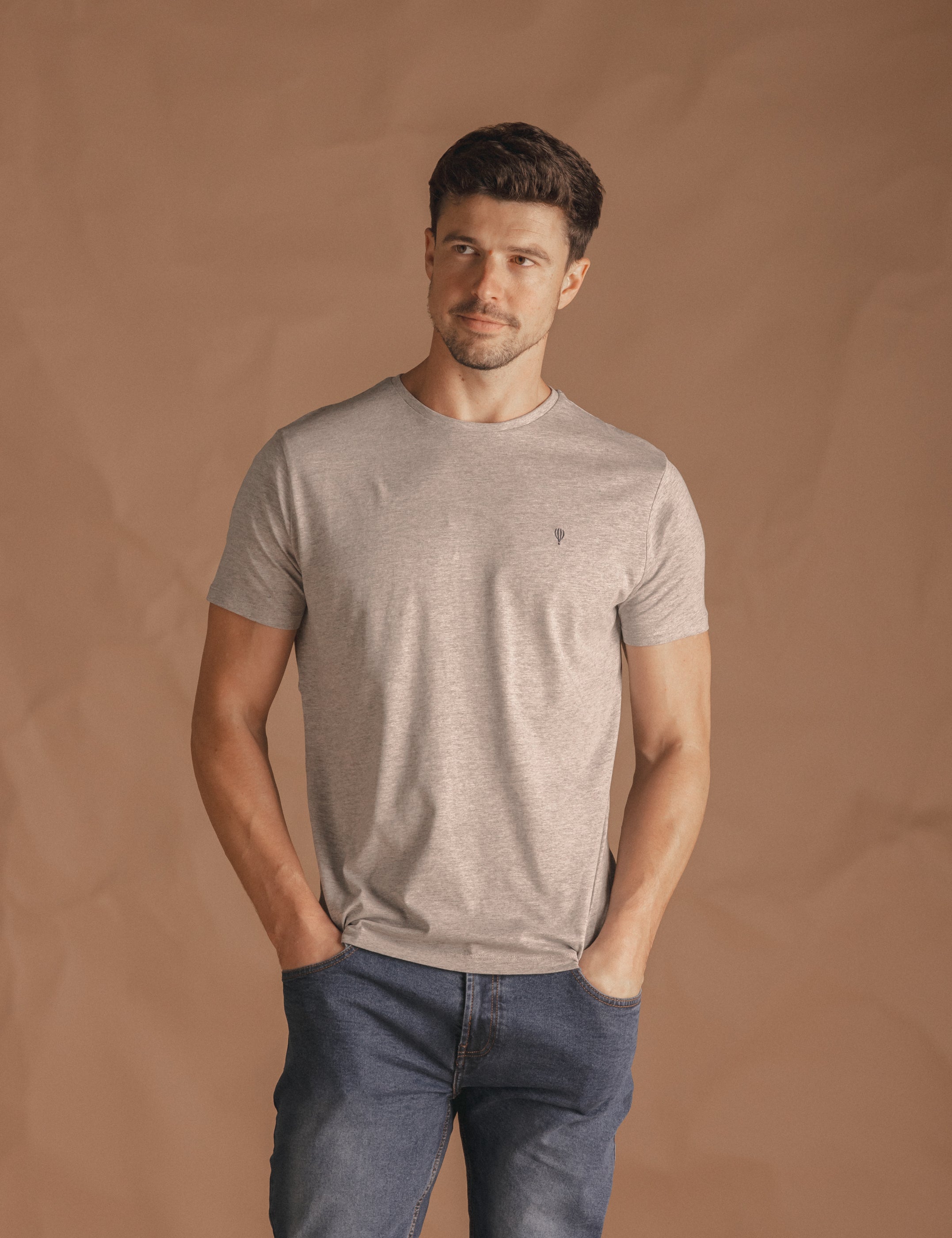 CAMISETA BÁSICA GRÍS