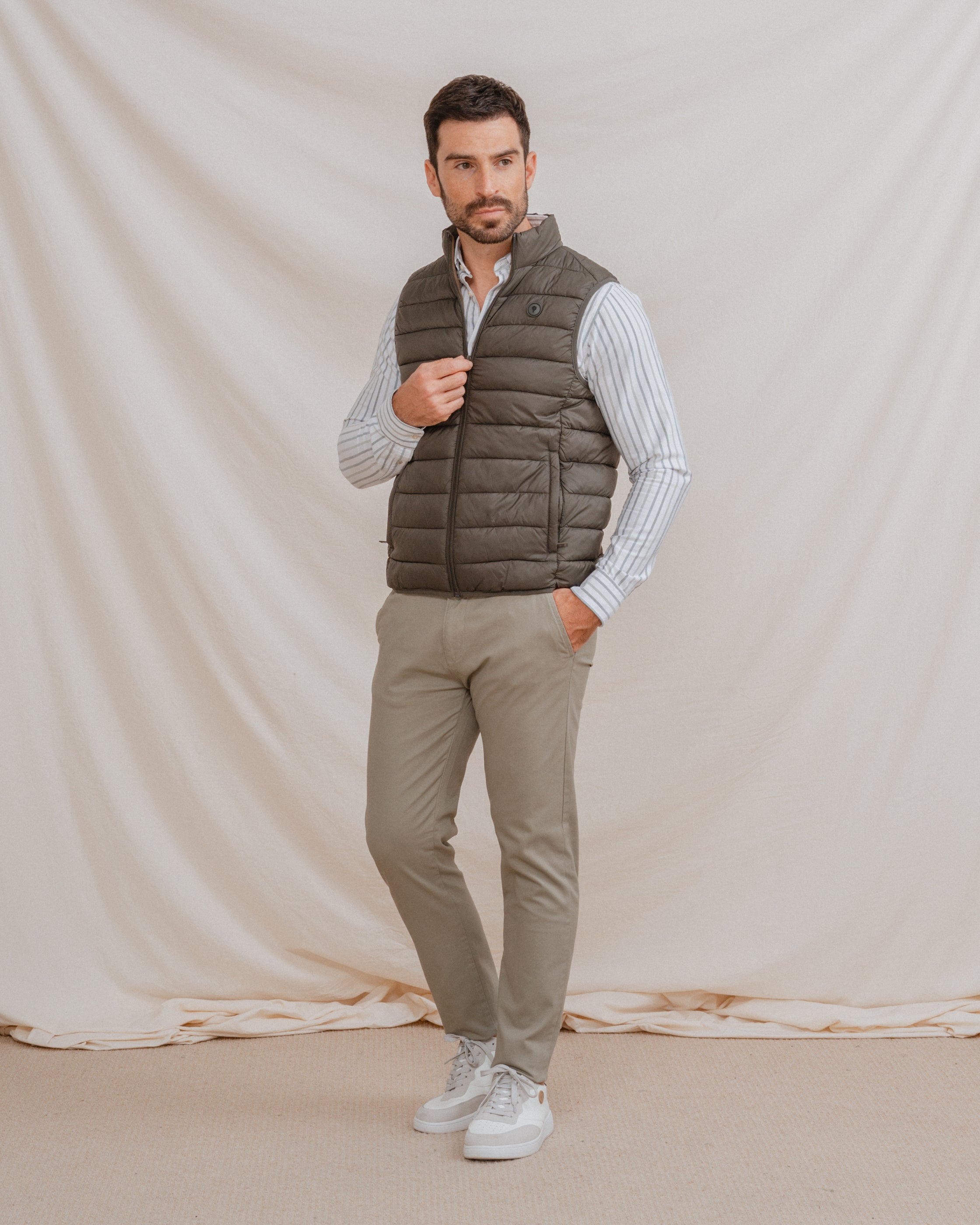 CHALECO ACOLCHADO VERDE