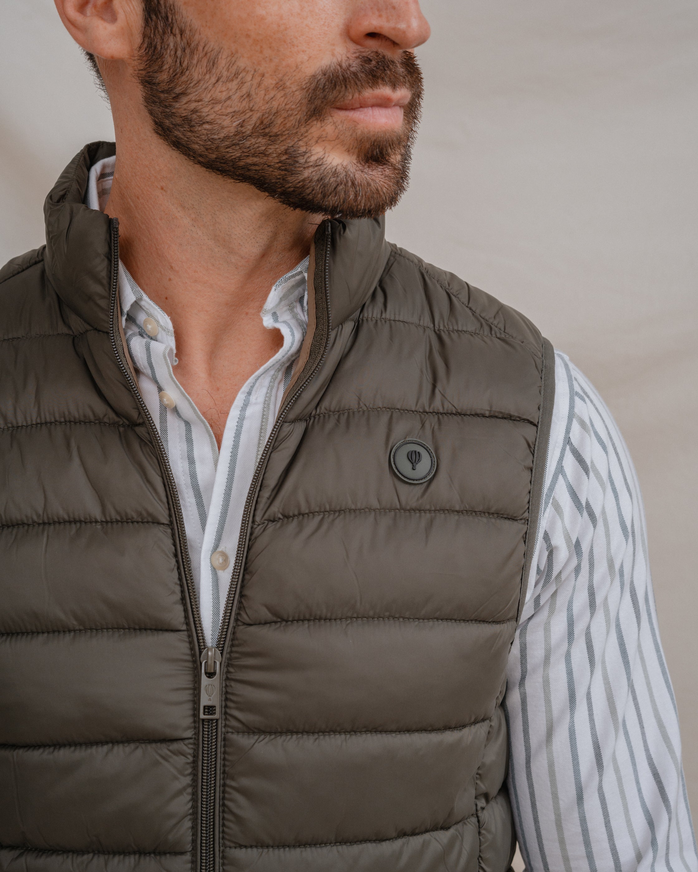 CHALECO ACOLCHADO VERDE