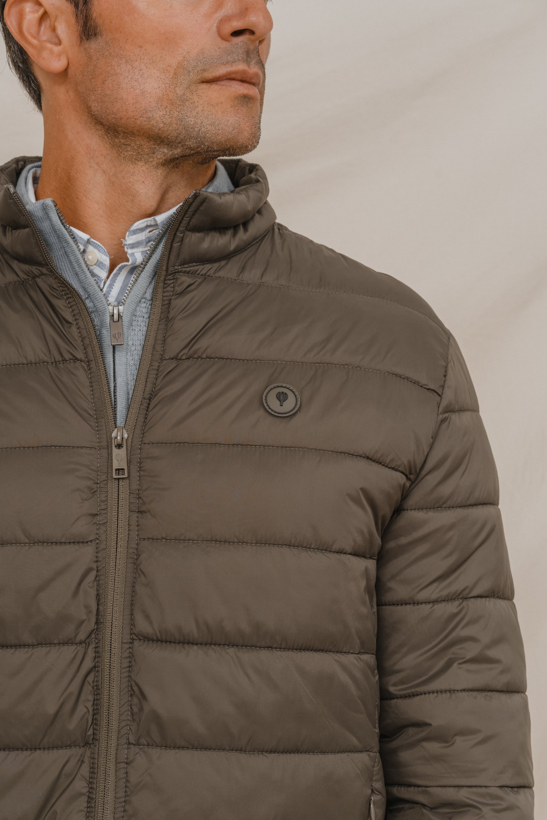 CAZADORA ACOLCHADA VERDE