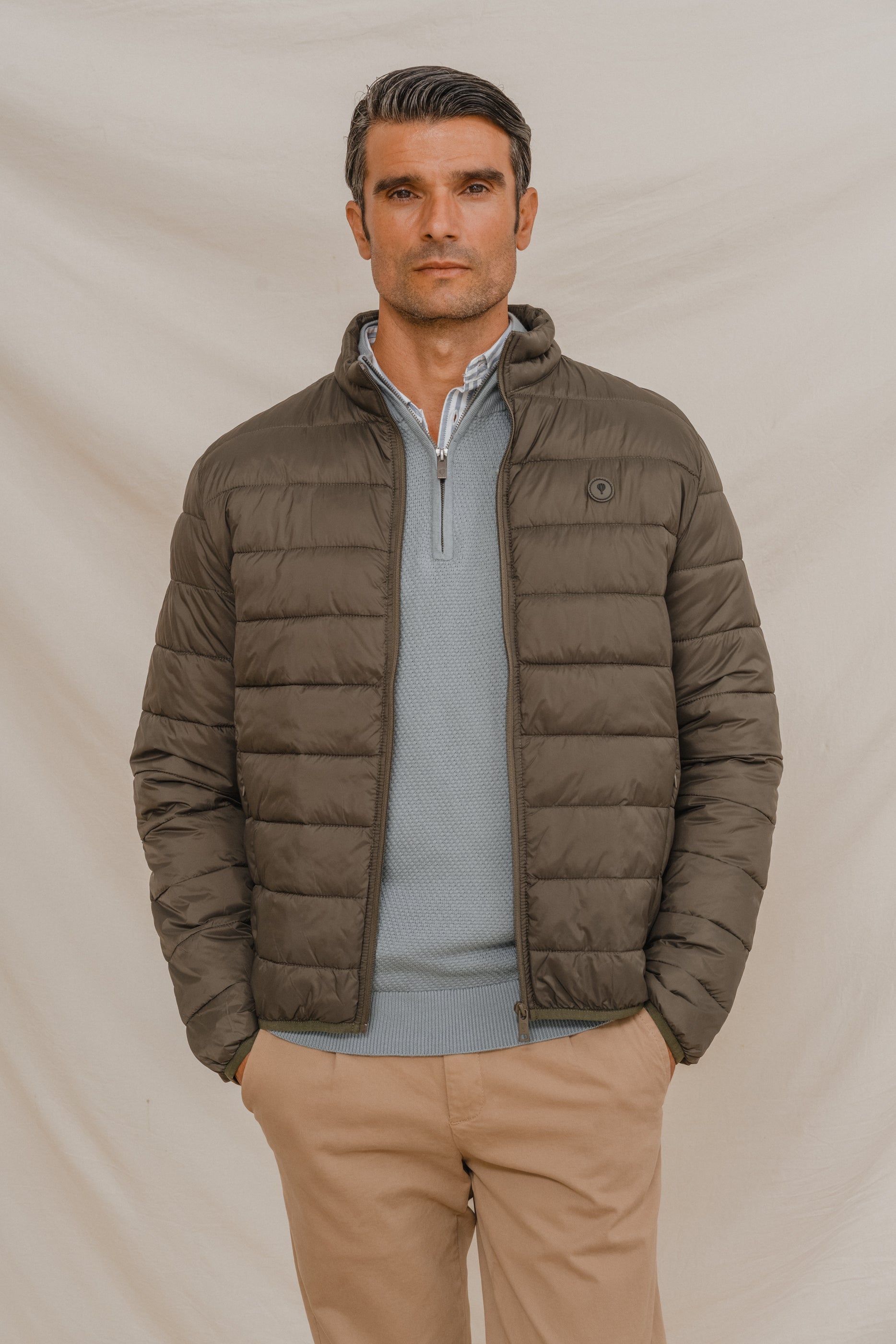 CAZADORA ACOLCHADA VERDE