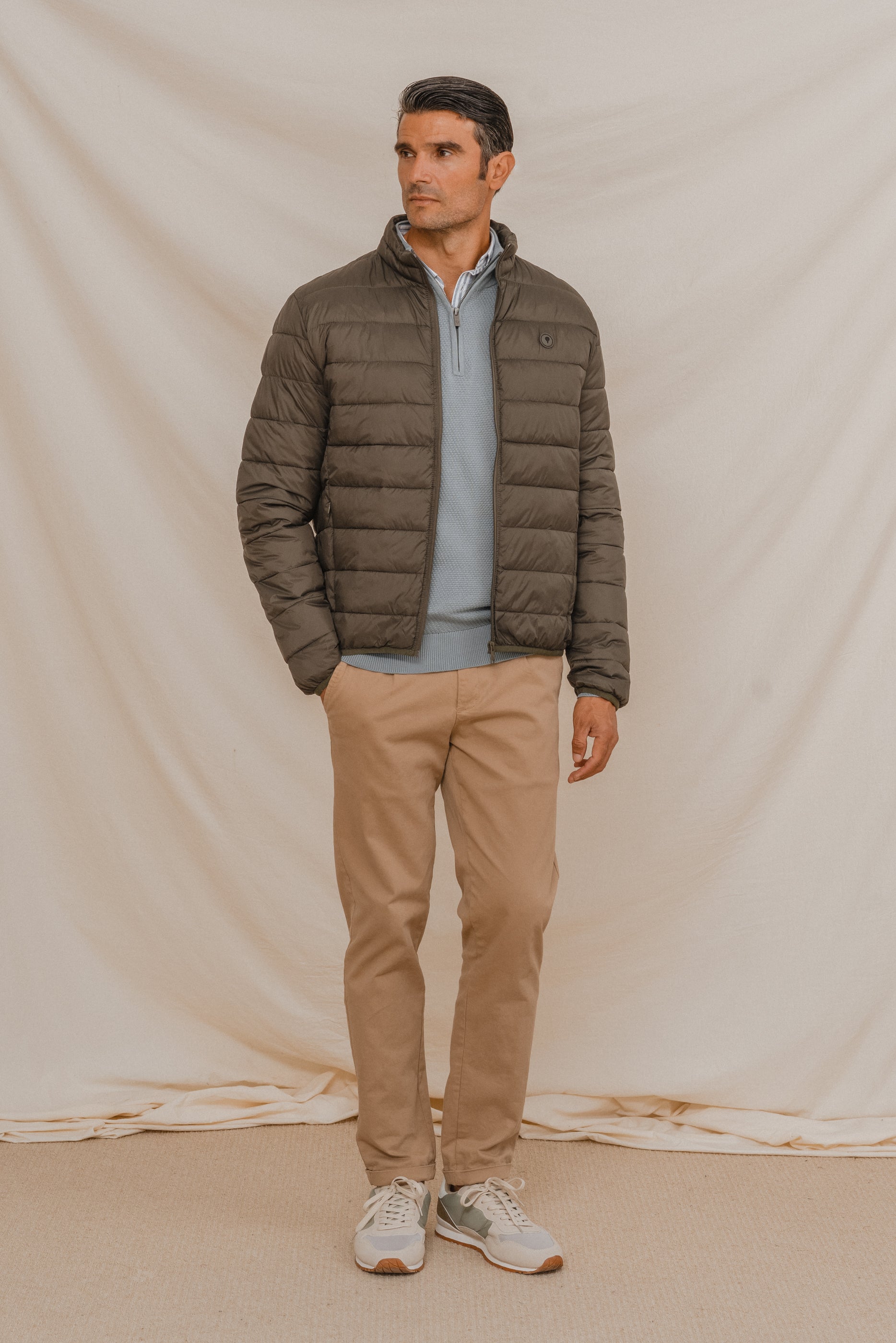 CAZADORA ACOLCHADA VERDE