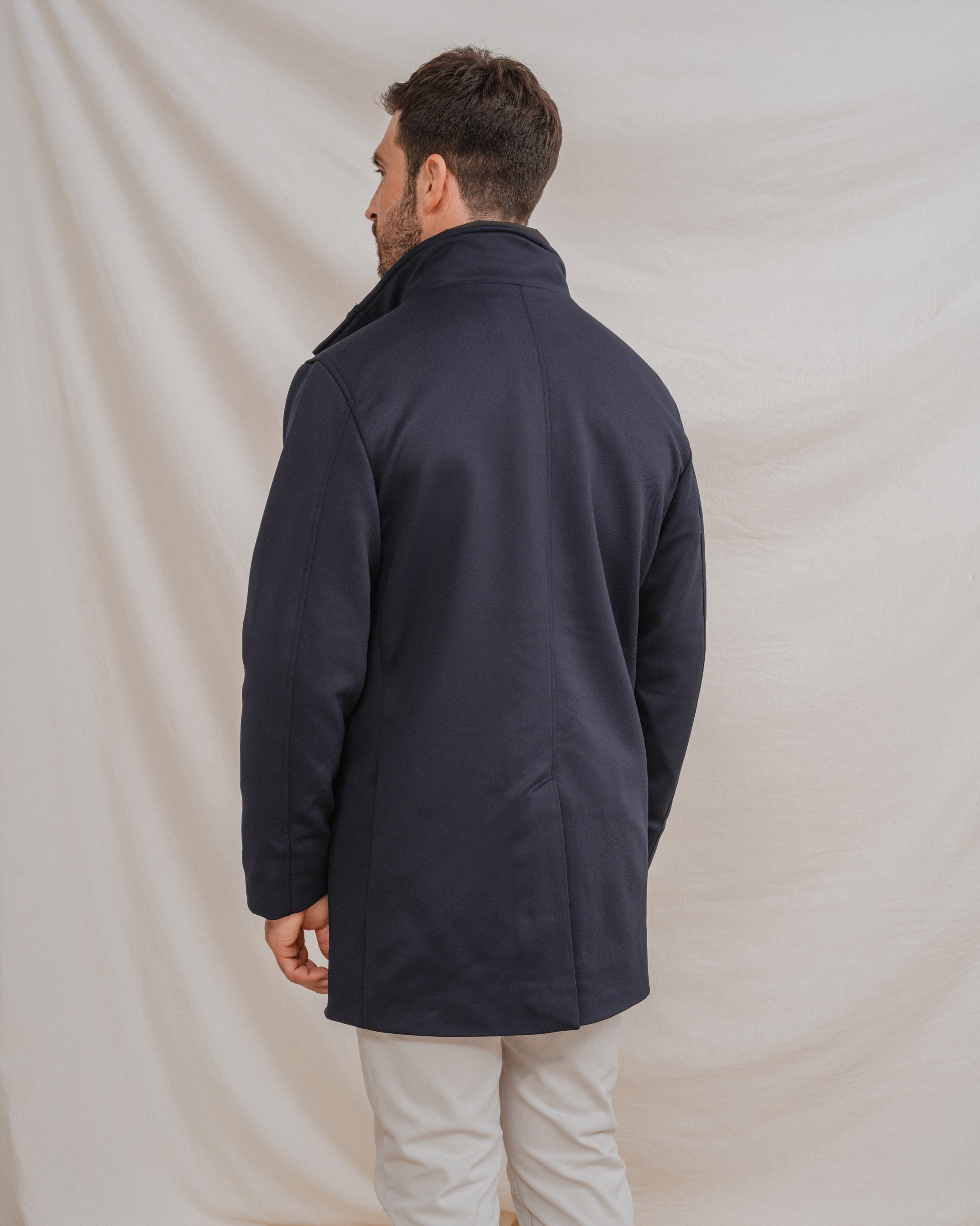 PARKA DOBLE CON AZUL