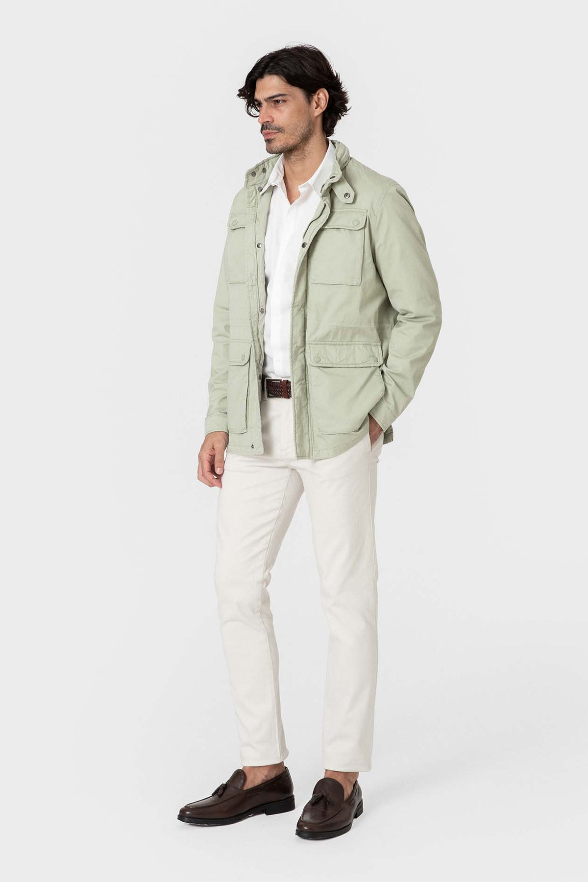 SAFARIJACKE GRÜN