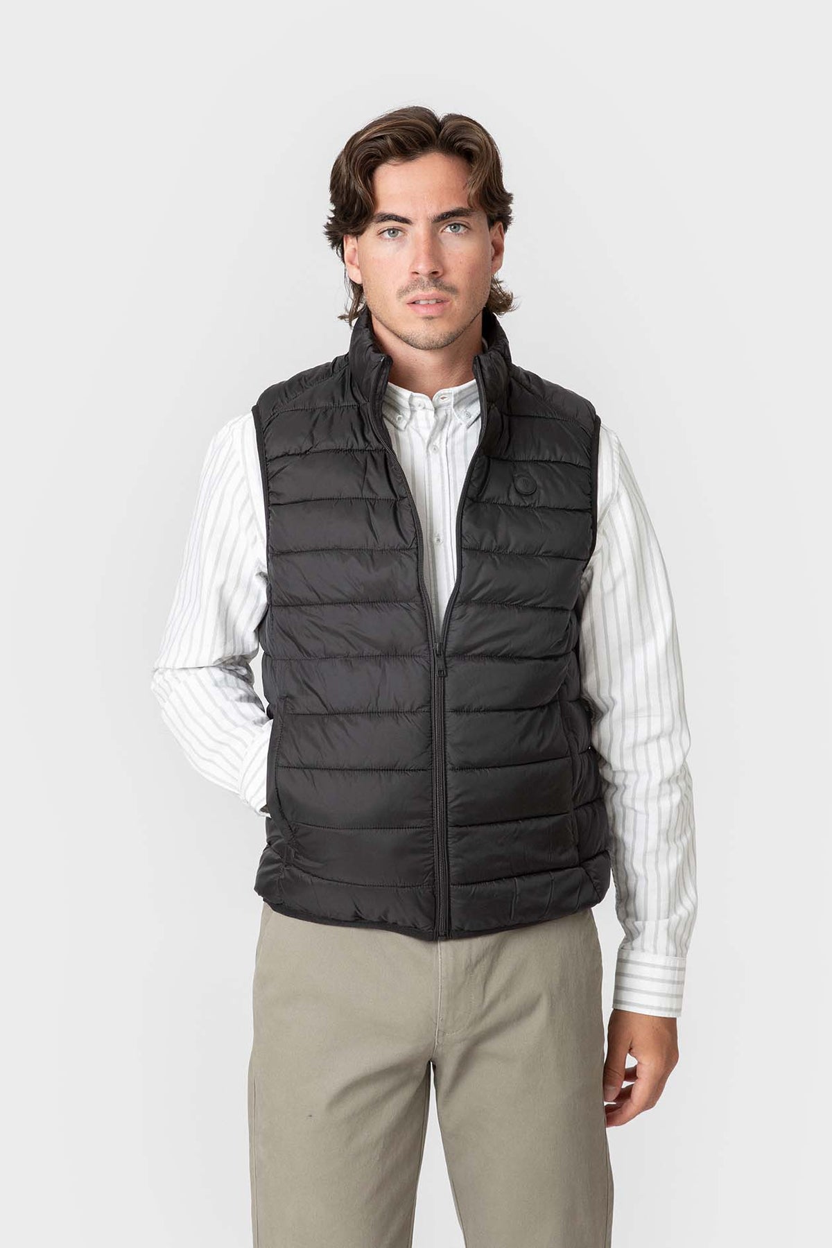 CHALECO ACOLCHADO NEGRO