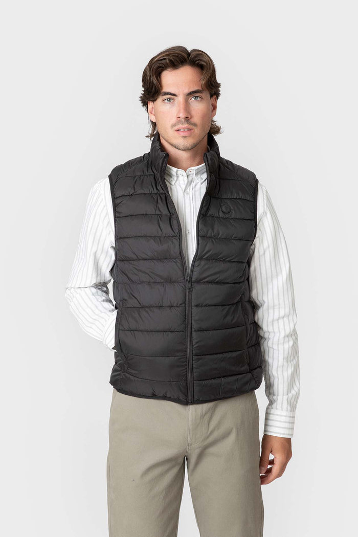 CHALECO ACOLCHADO NEGRO