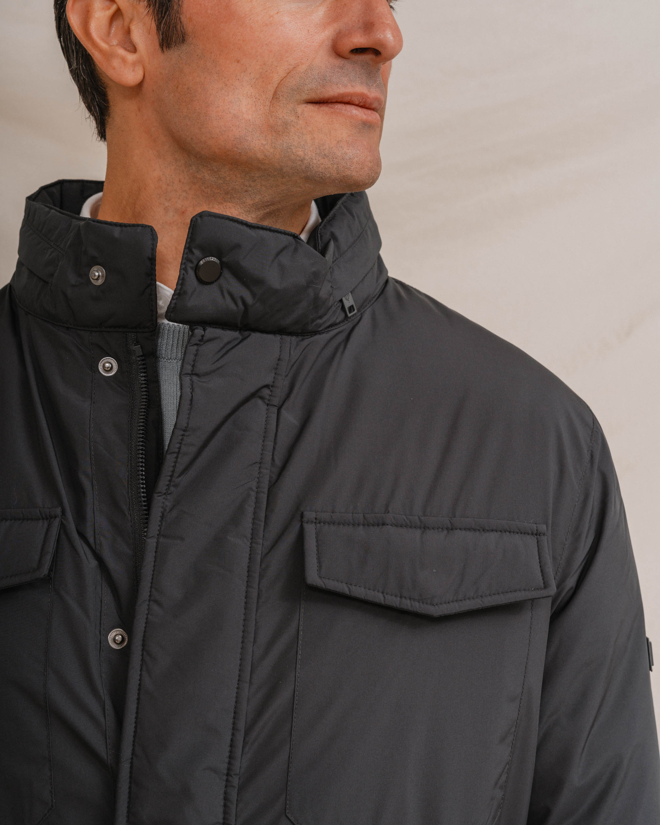 CHAQUETÓN MULTIBOLSILLOS AZUL