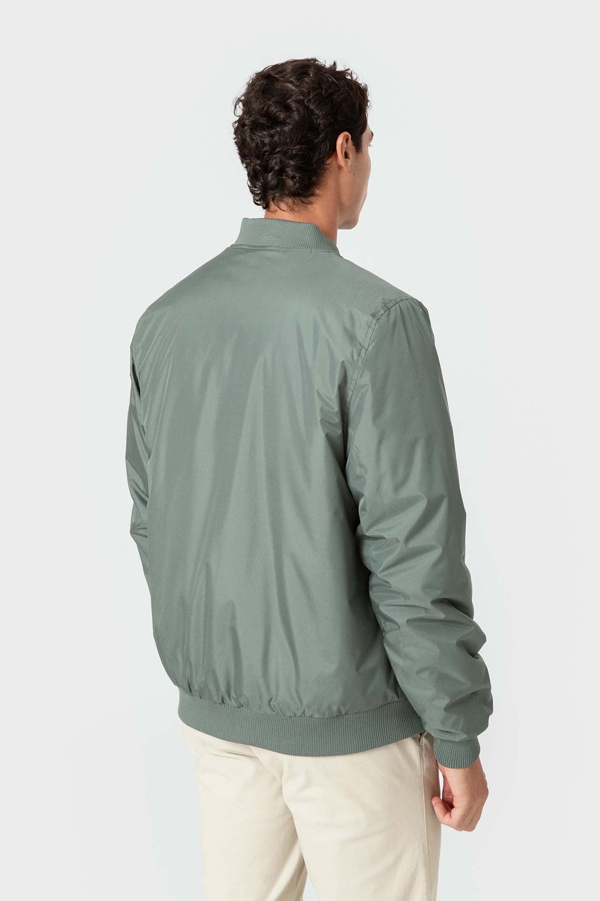 CAZADORA BOMBER VERDE