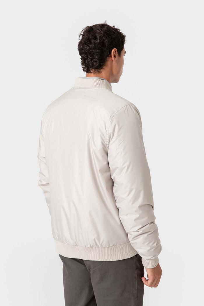 CAZADORA BOMBER BEIGE