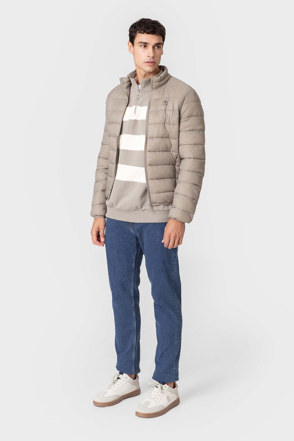 ABRIGO ACOLCHADO BEIGE