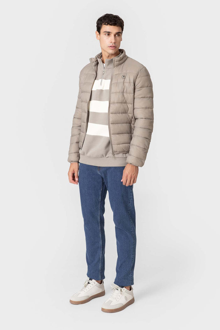 ABRIGO ACOLCHADO BEIGE