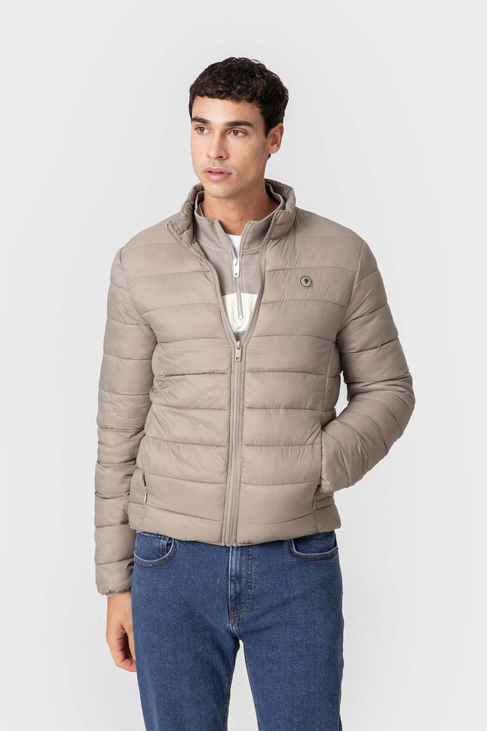ABRIGO ACOLCHADO BEIGE