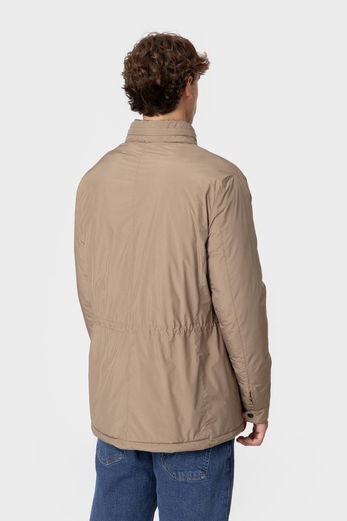 CHAQUETÓN MULTIBOLSILLOS CÁMEL