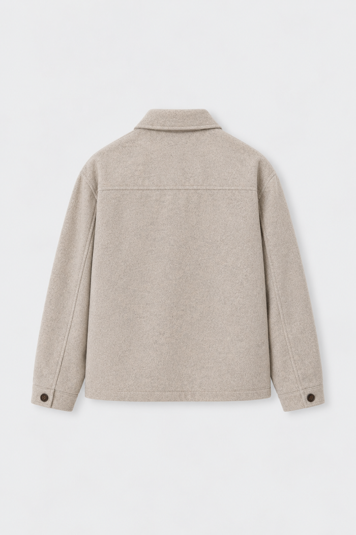 CHAQUETA PAÑO BEIGE