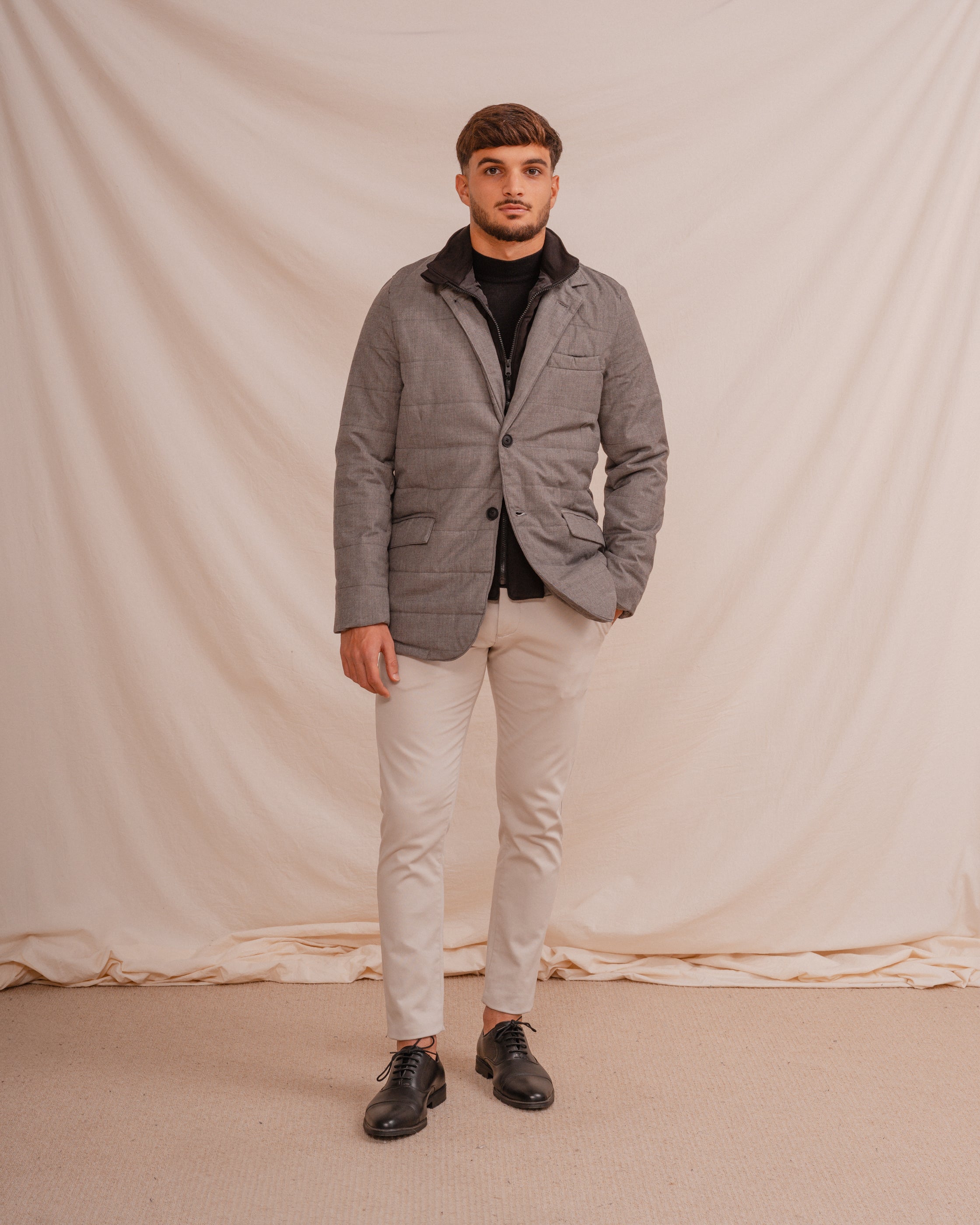 CHAQUETA ACOLCHADA CON CHALECO DESMONTABLE