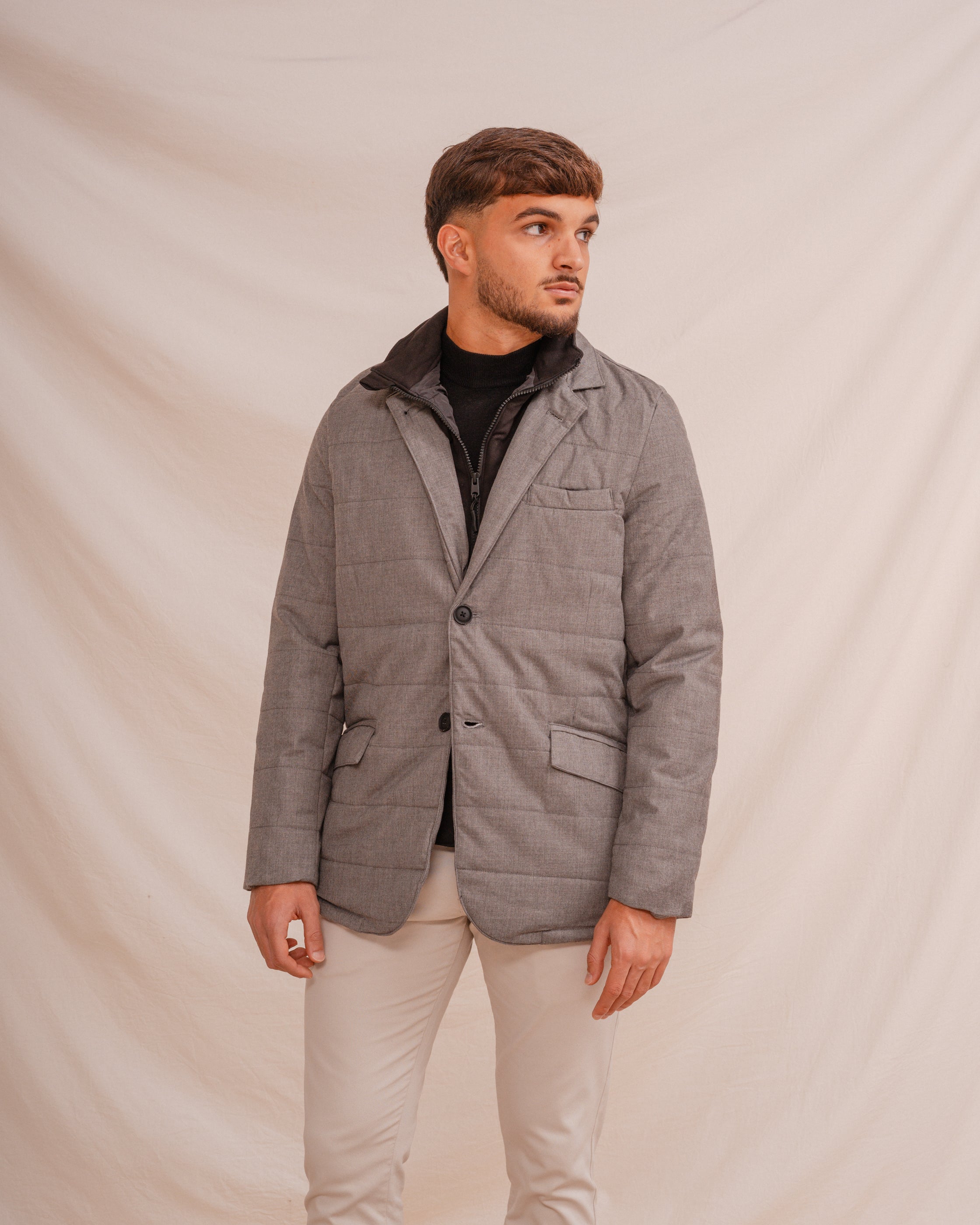 CHAQUETA ACOLCHADA CON CHALECO DESMONTABLE