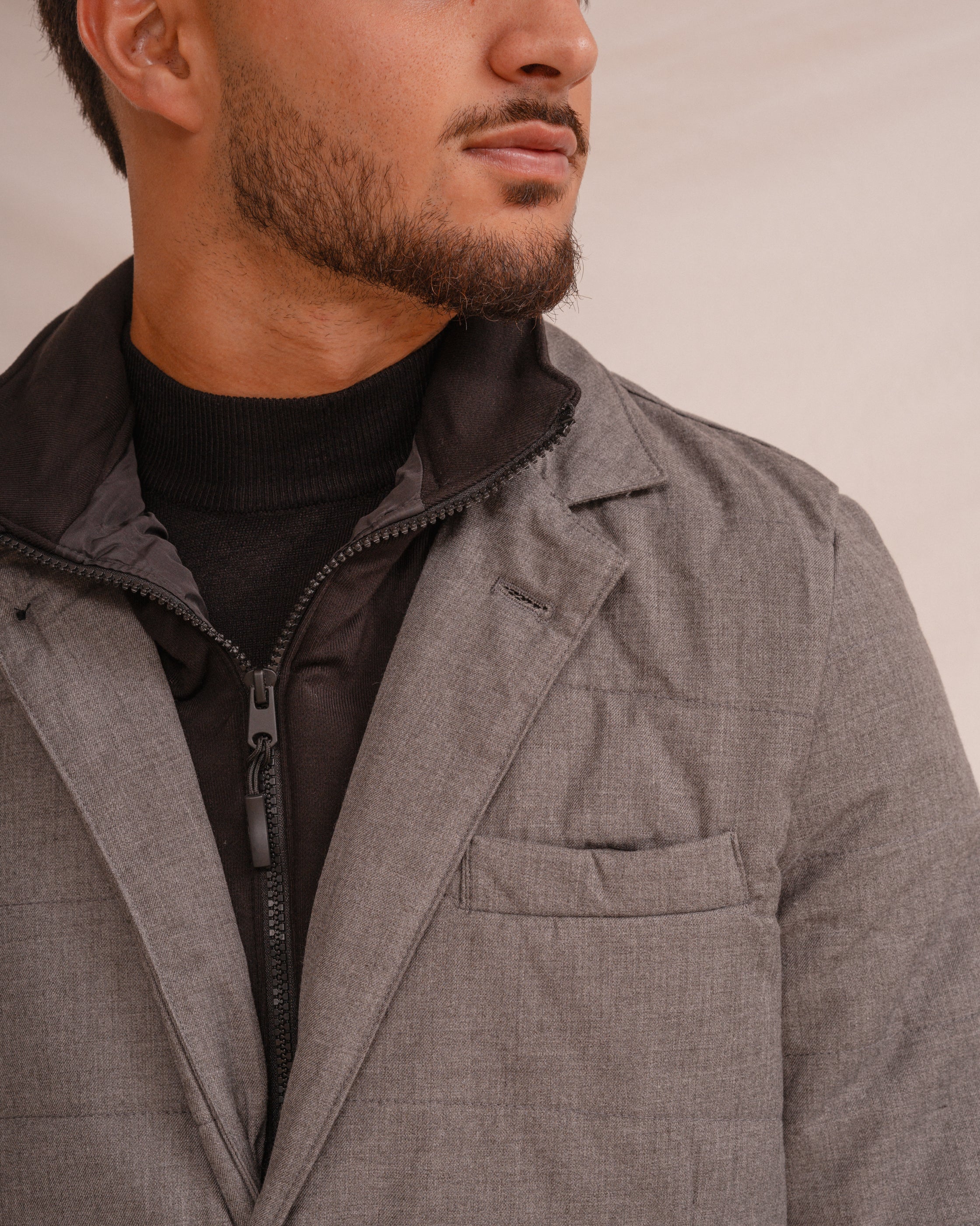 CHAQUETA ACOLCHADA CON CHALECO DESMONTABLE