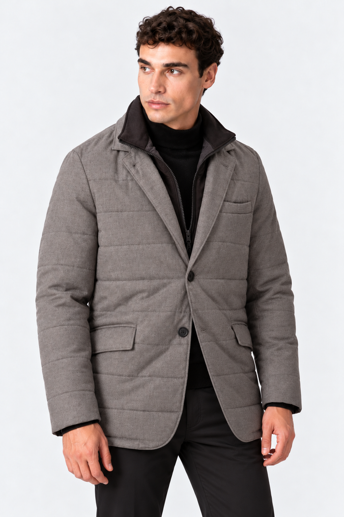 AMERICANA ACOLCHADA DE HOMBRE CON CHALECO INTERIOR
