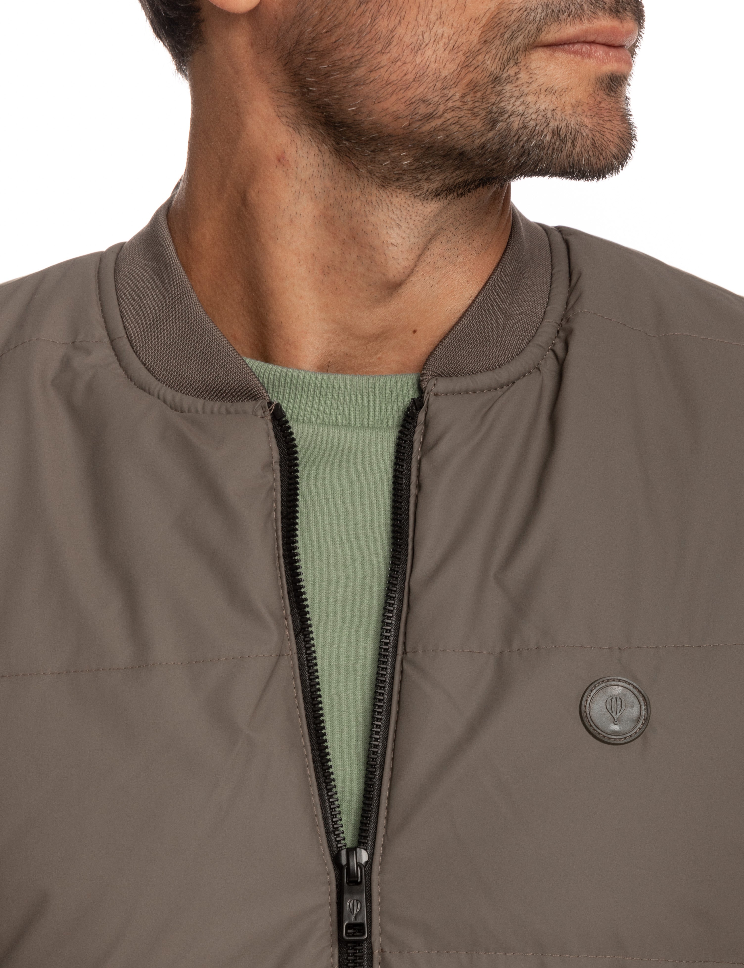 CHALECO ACOLCHADO MARRÓN