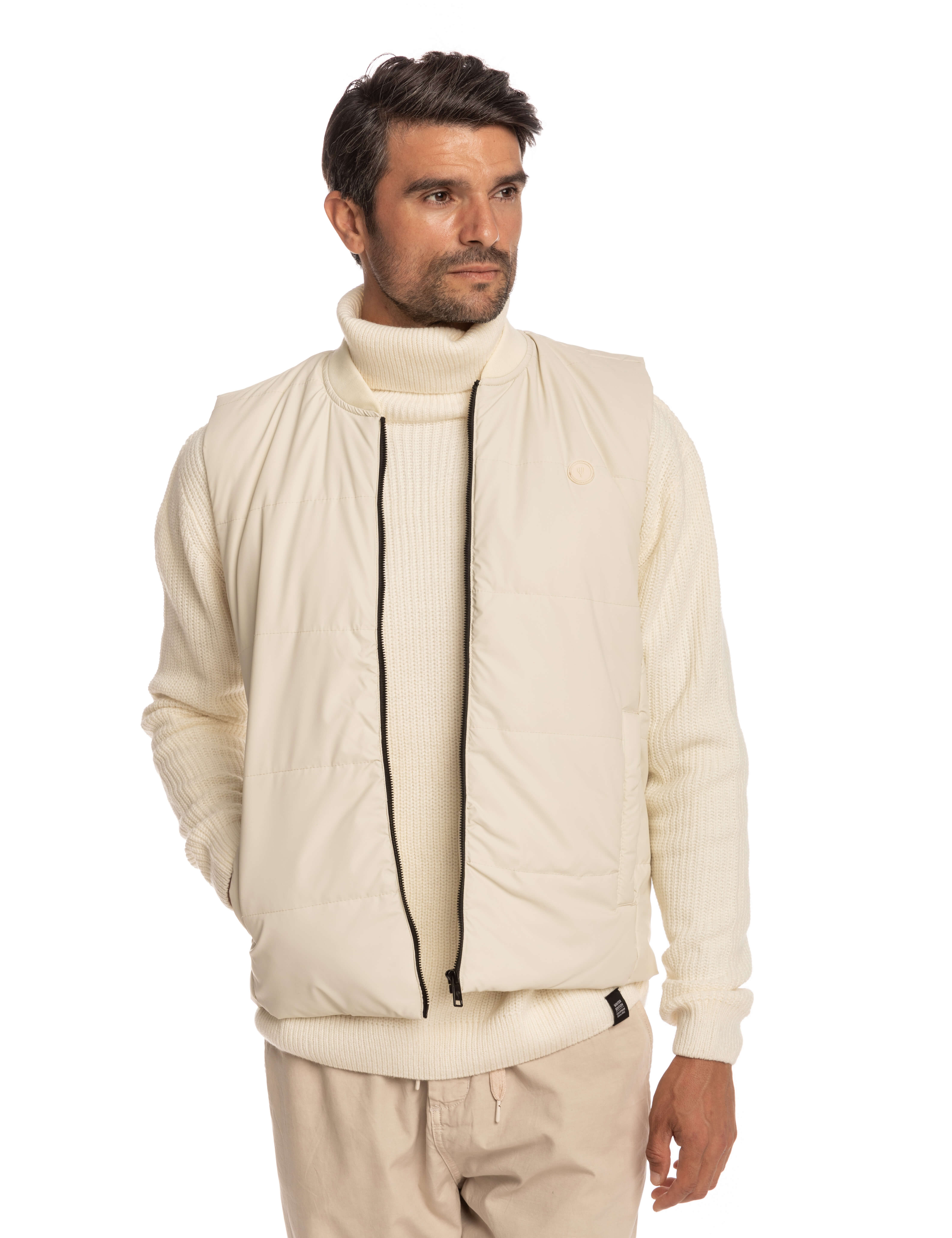 CHALECO ACOLCHADO BLANCO