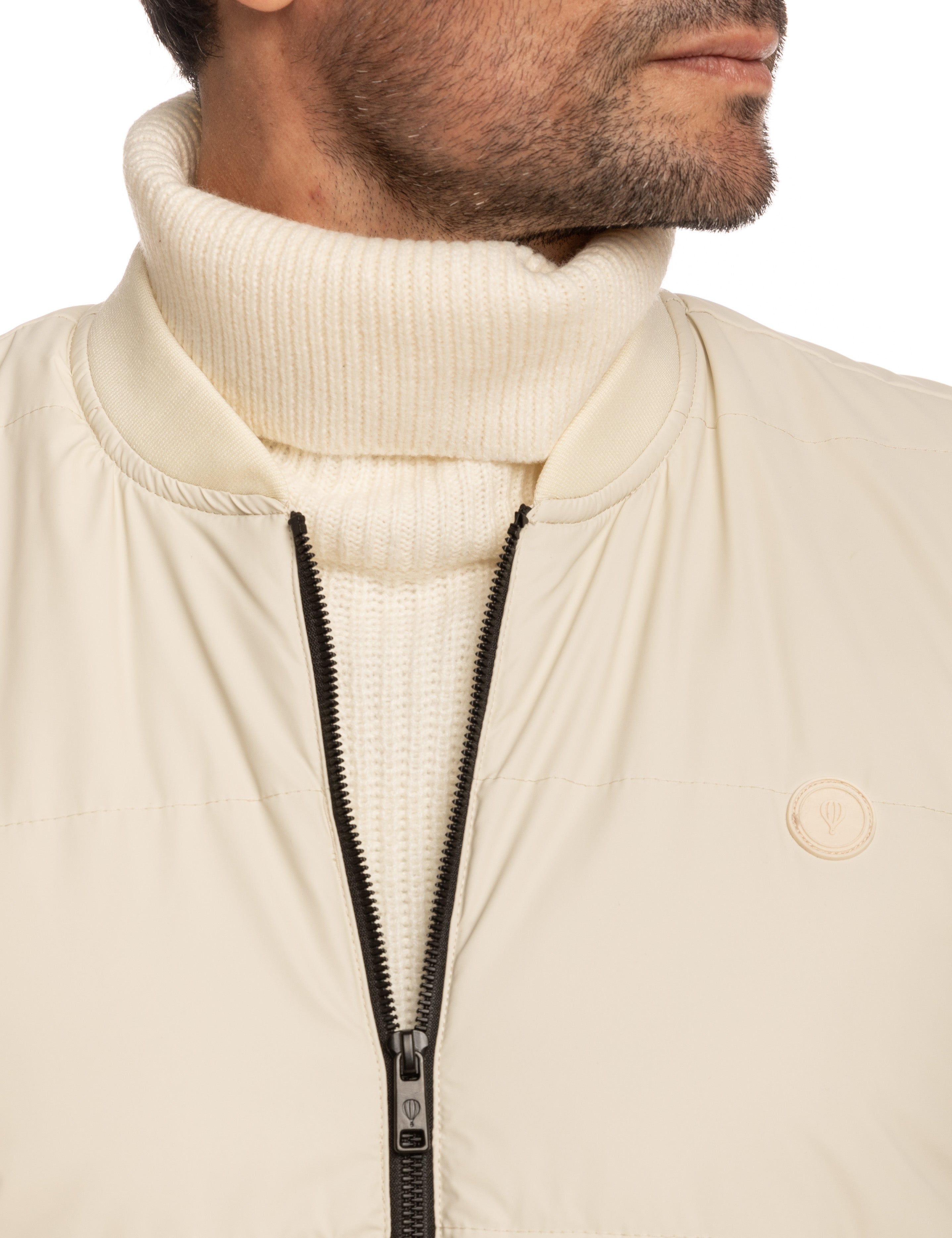 CHALECO ACOLCHADO BLANCO