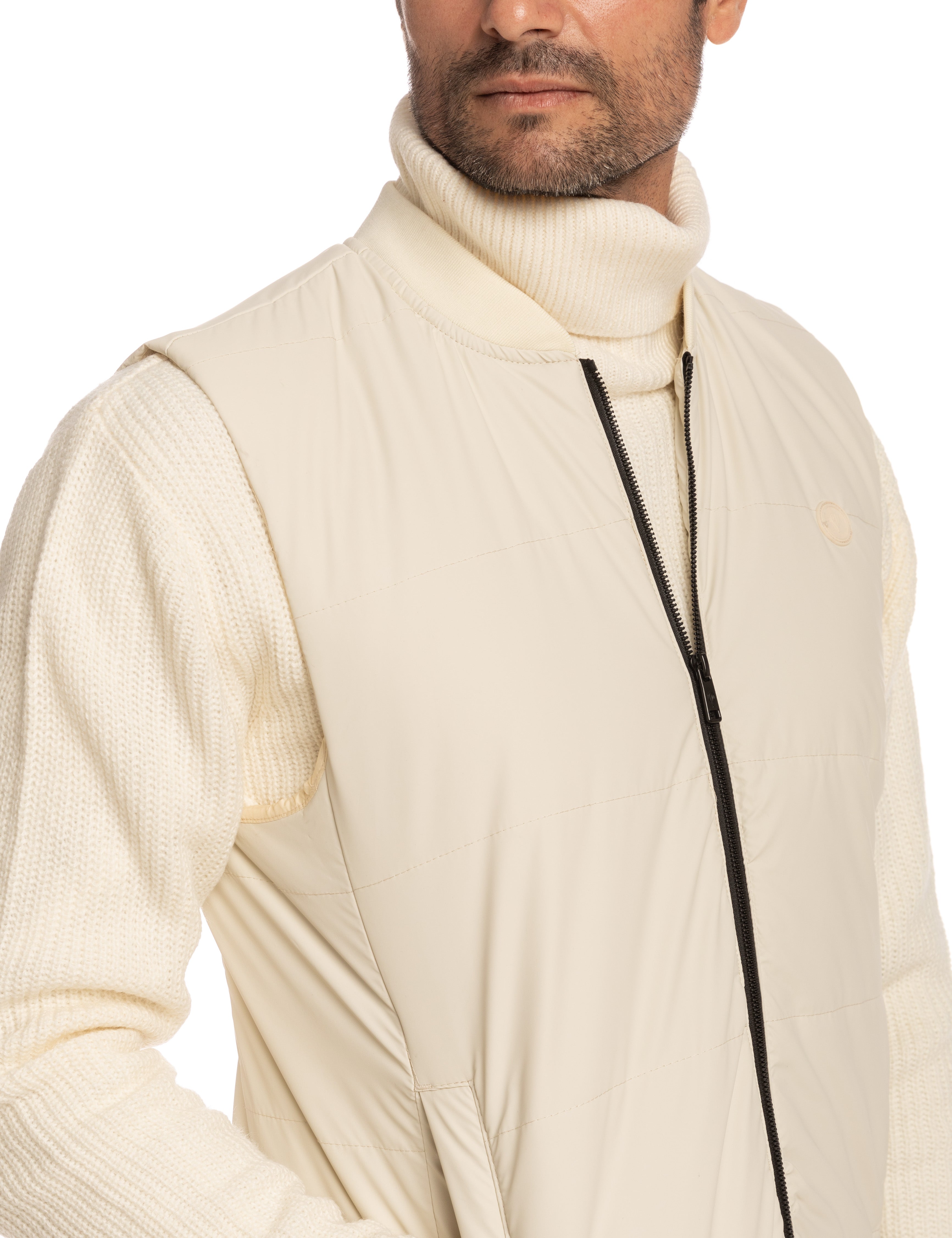 CHALECO ACOLCHADO BLANCO