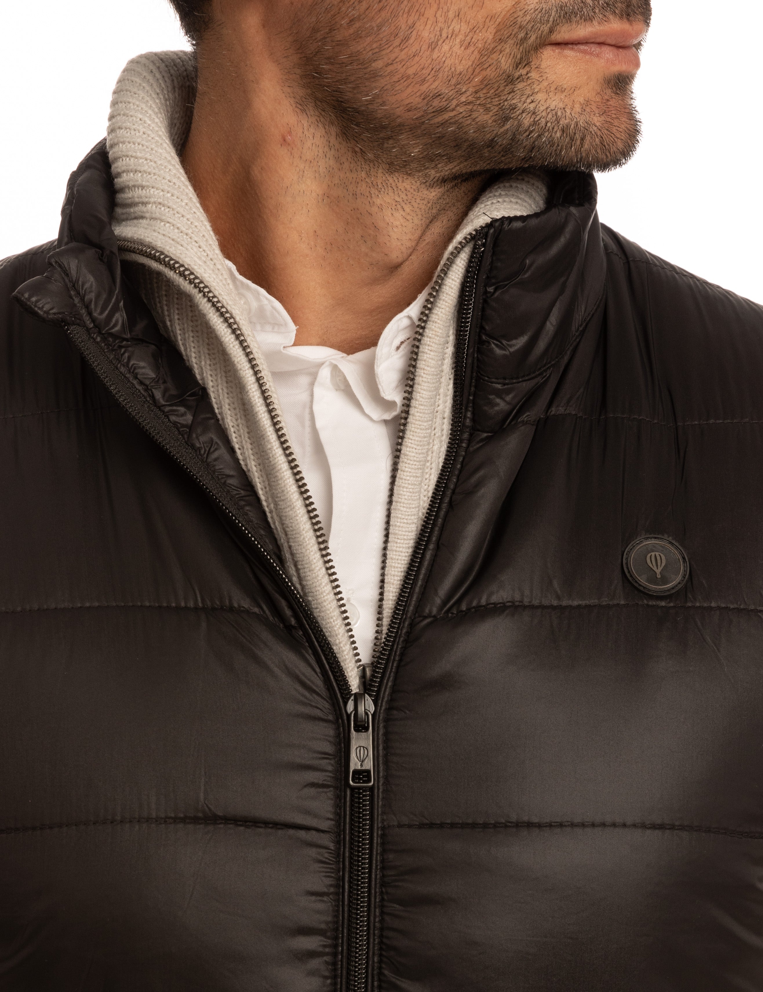 CHALECO ACOLCHADO NEGRO