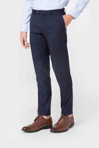 PANTALÓN TRAJE AZUL OJO DE PERDIZ