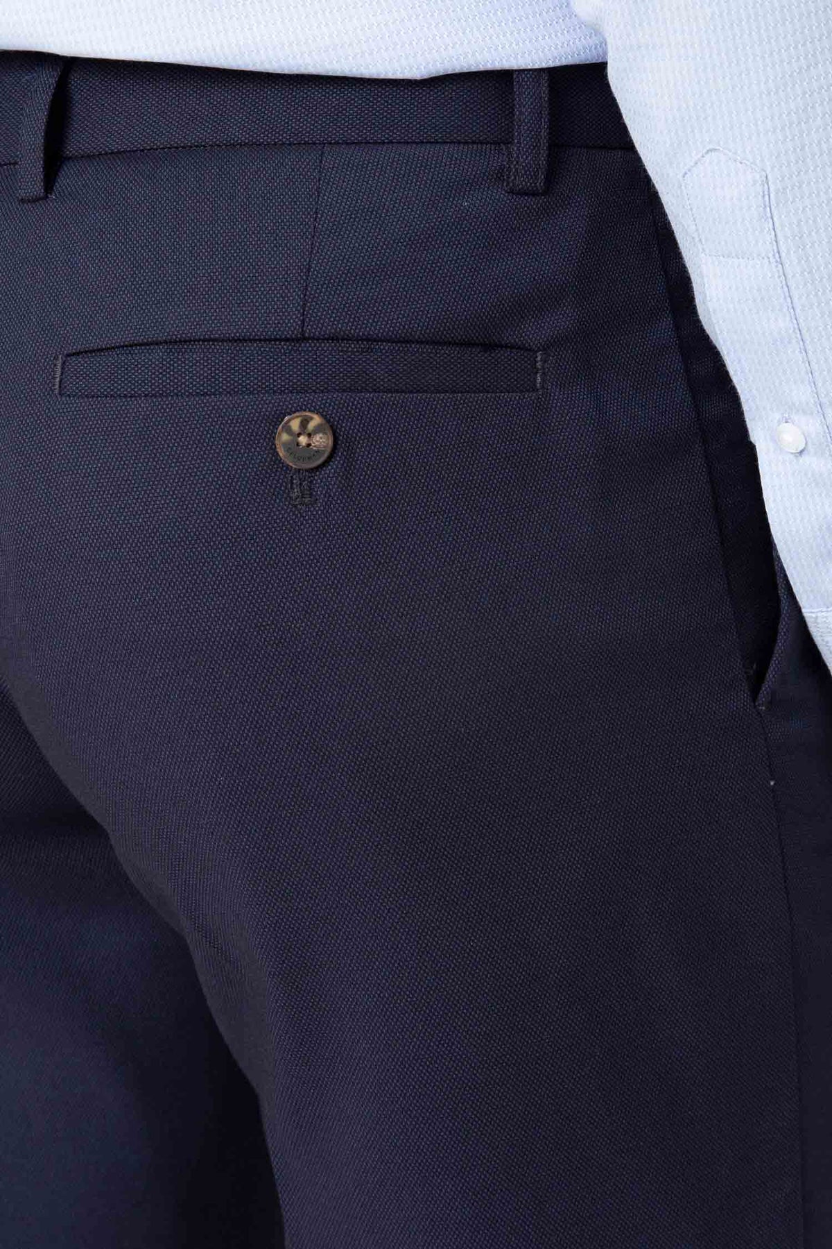 PANTALÓN TRAJE AZUL OJO DE PERDIZ