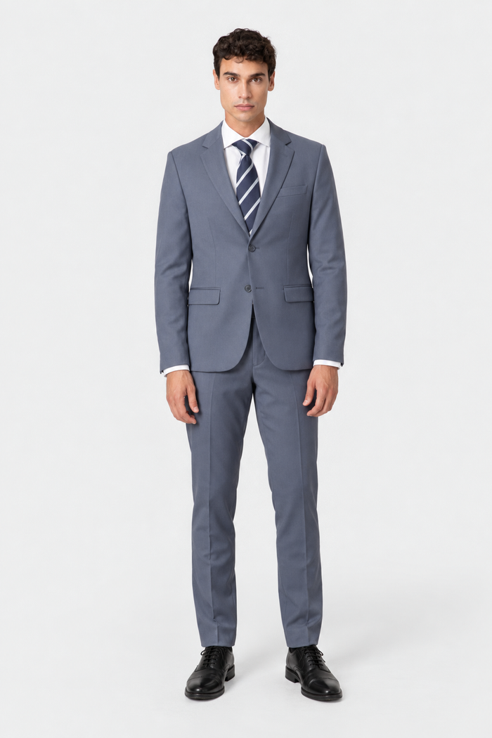 BLAZER FATO AZUL-CLARO