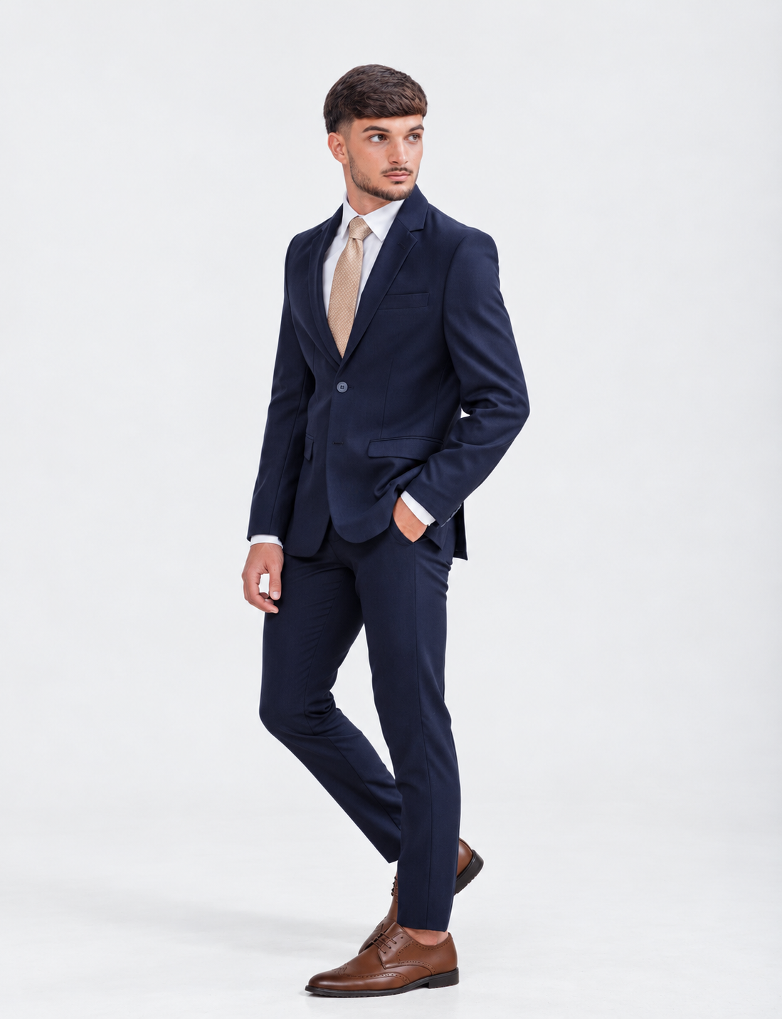 PANTALÓN TRAJE AZUL