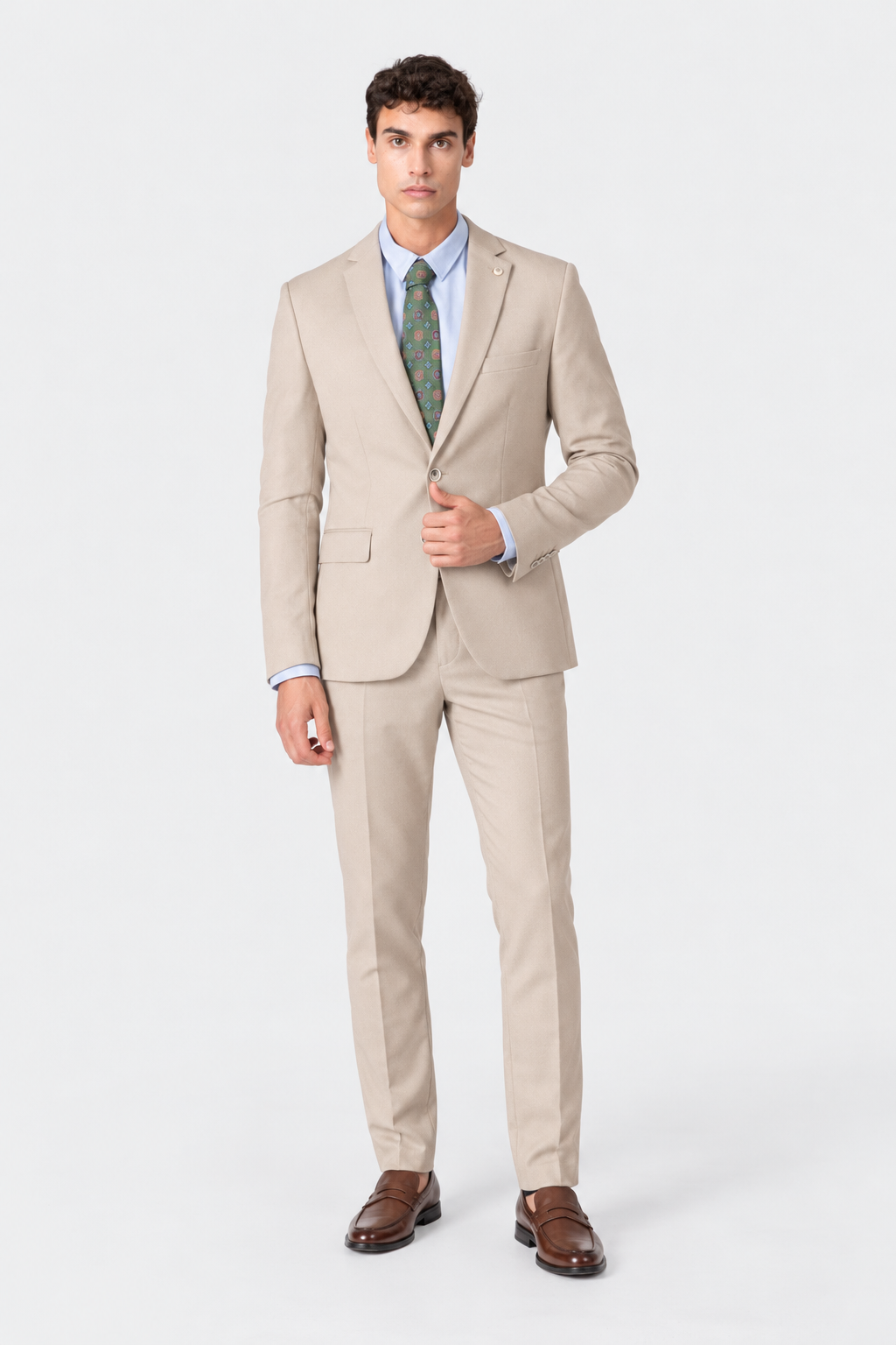 PANTALÓN TRAJE BEIGE