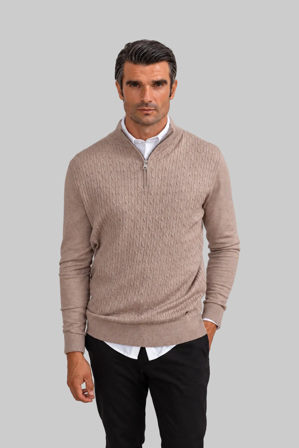 JERSEY NUDOS CREMALLERA