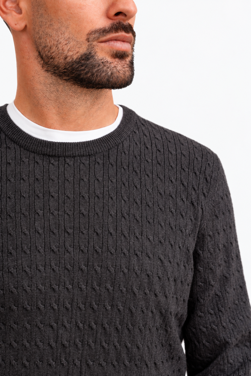 PULLOVER KNOTEN KRAGEN CAJA GRÜN
