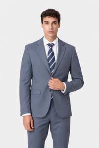 BLAZER FATO AZUL-CLARO