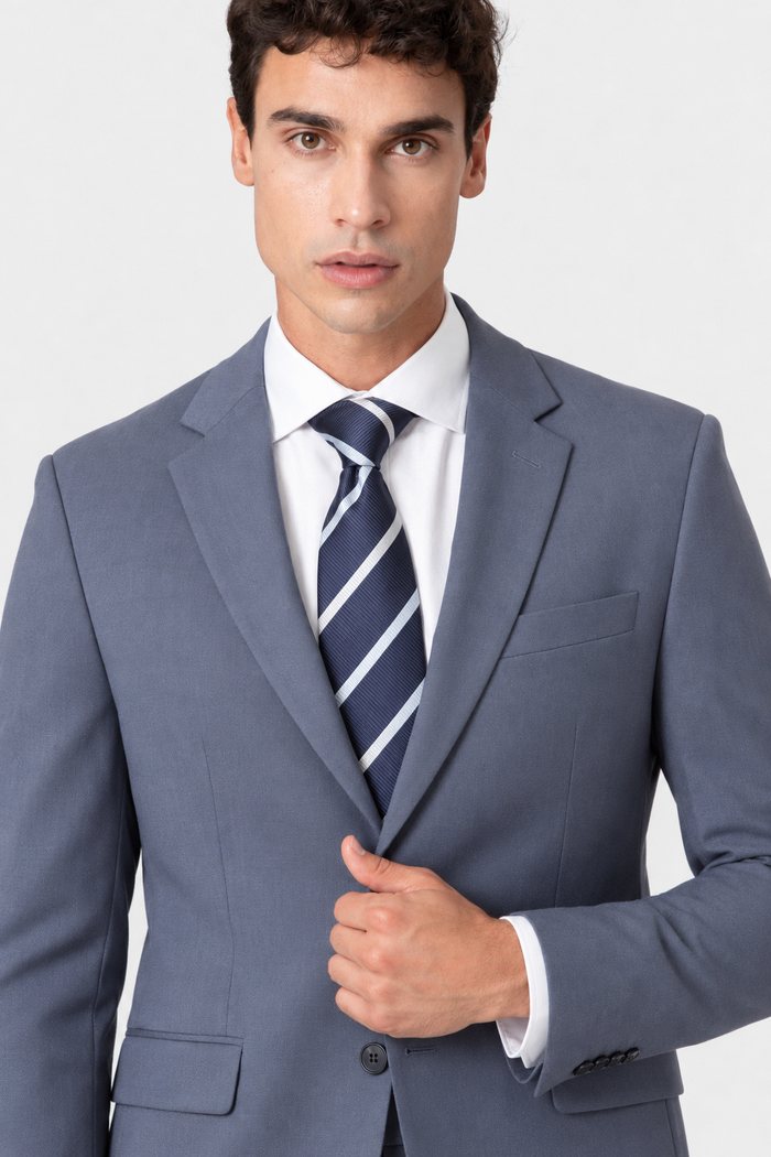 BLAZER FATO AZUL-CLARO