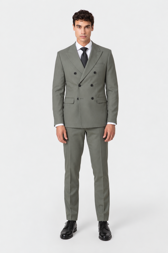 PANTALÓN TRAJE VERDE