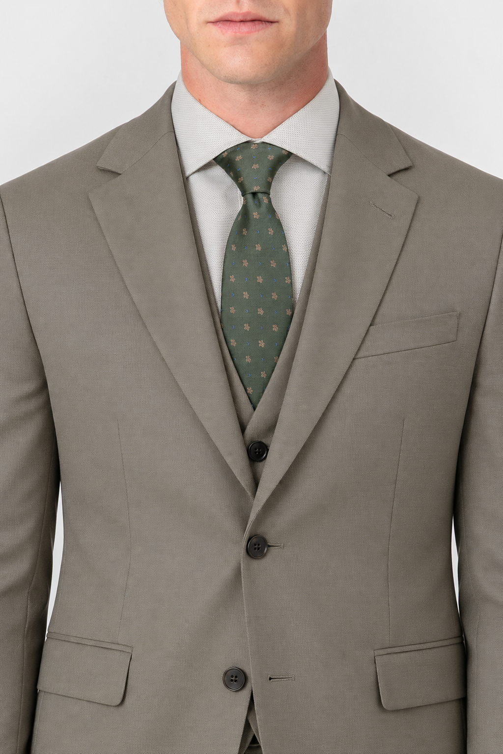AMERICANA TRAJE VERDE OLIVA