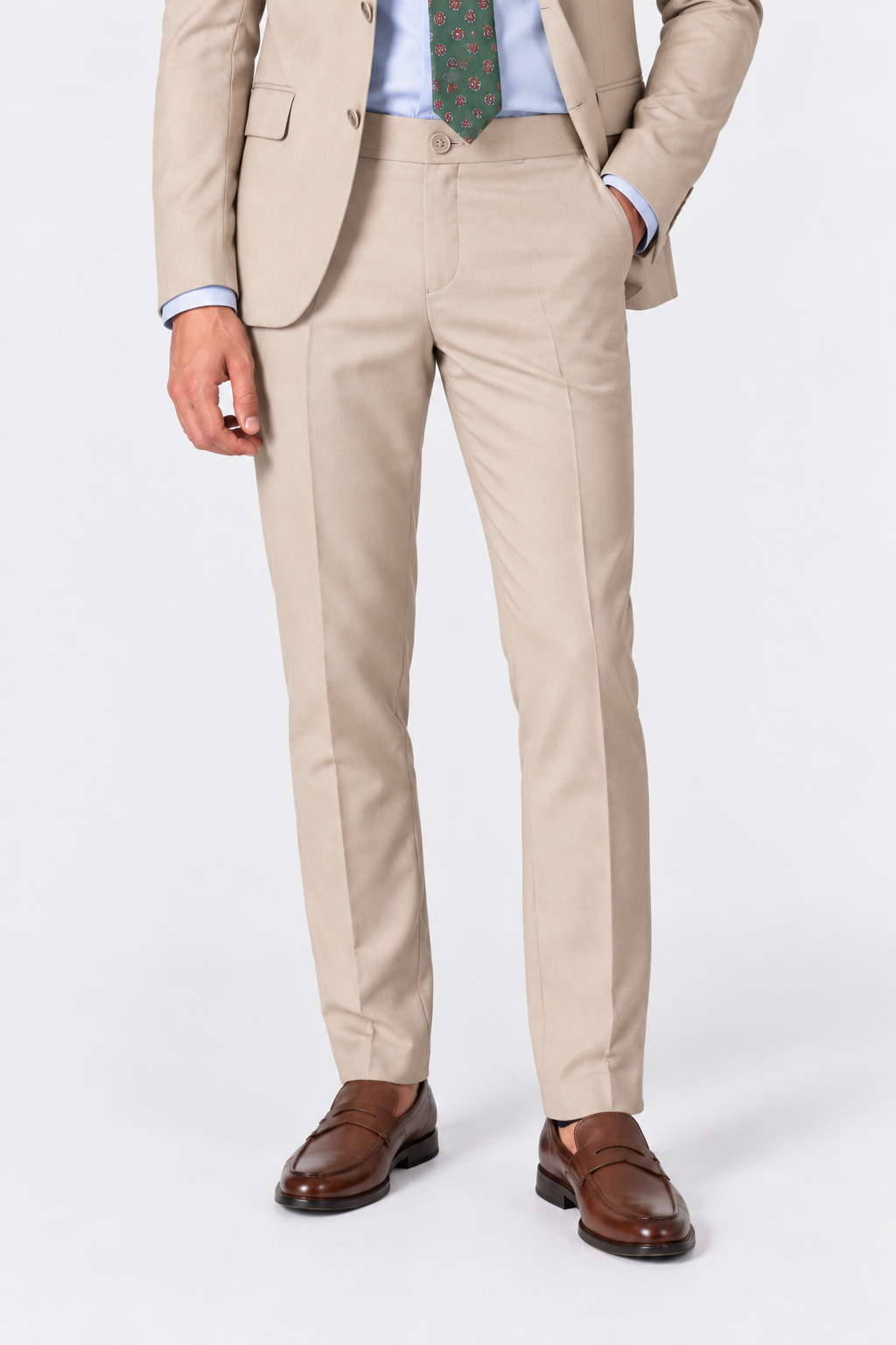PANTALÓN TRAJE BEIGE