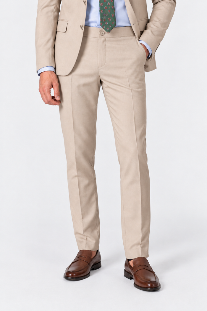 PANTALÓN TRAJE BEIGE