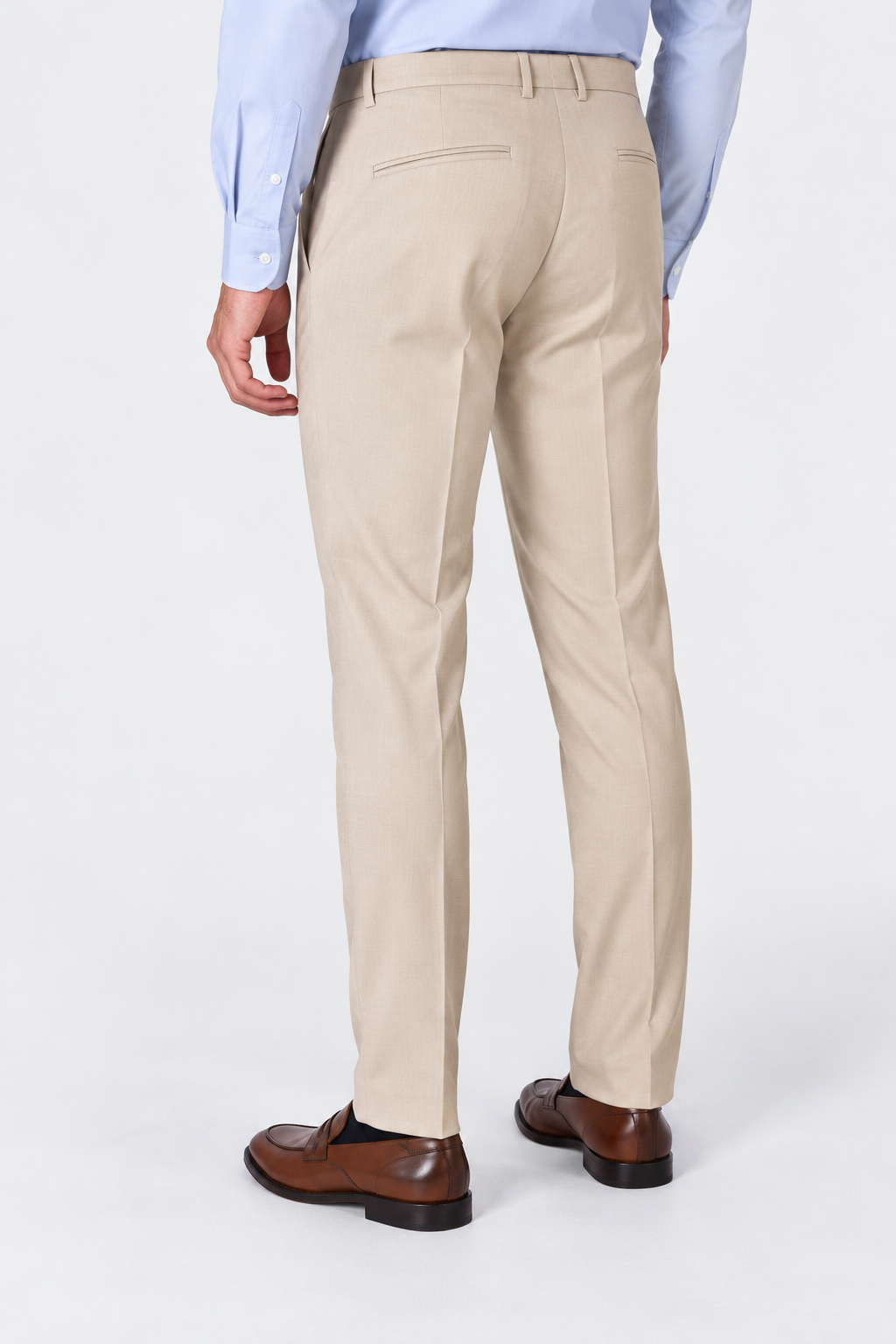 PANTALÓN TRAJE BEIGE
